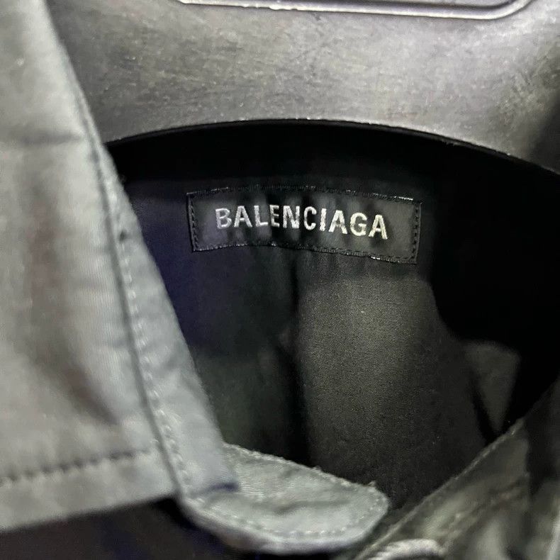 Balenciaga Black Long Sleeve ButtonUp Shirt-2505 Size US S / EU 44-46 / 1 - 3 Thumbnail