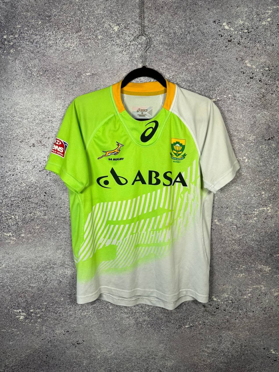 Asics South Africa Sevens Rugby Shirt 2014 Asics Jersey Small Size US S / EU 44-46 / 1 - 1 Thumbnail