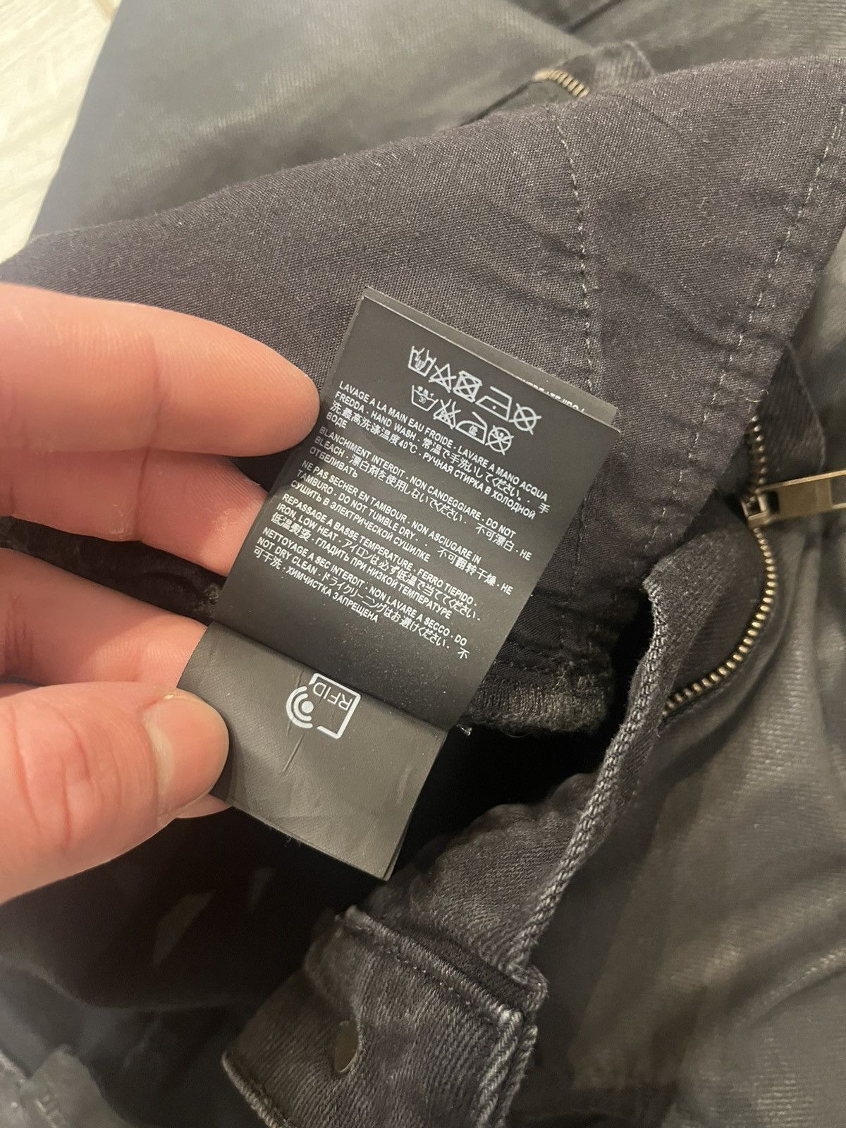 Saint Laurent Paris Waxed SLP Jeans Size US 30 / EU 46 - 8 Thumbnail