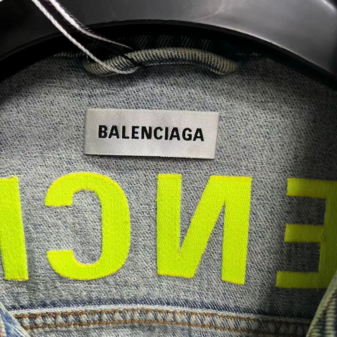 Balenciaga balenciaga fitted long sleeve denim jacket Size US S / EU 44-46 / 1 - 3 Thumbnail