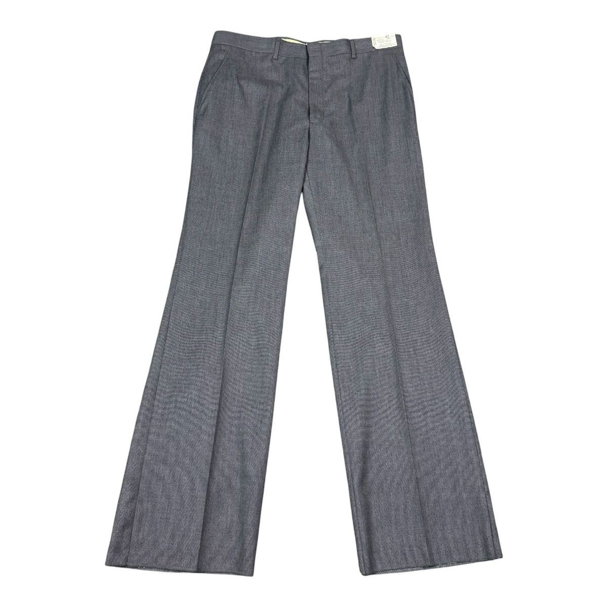 Sears NEW Vintage 70s Sears Roebuck Wool Blend Pleated Pants 35x34 Size US 35 - 1 Thumbnail