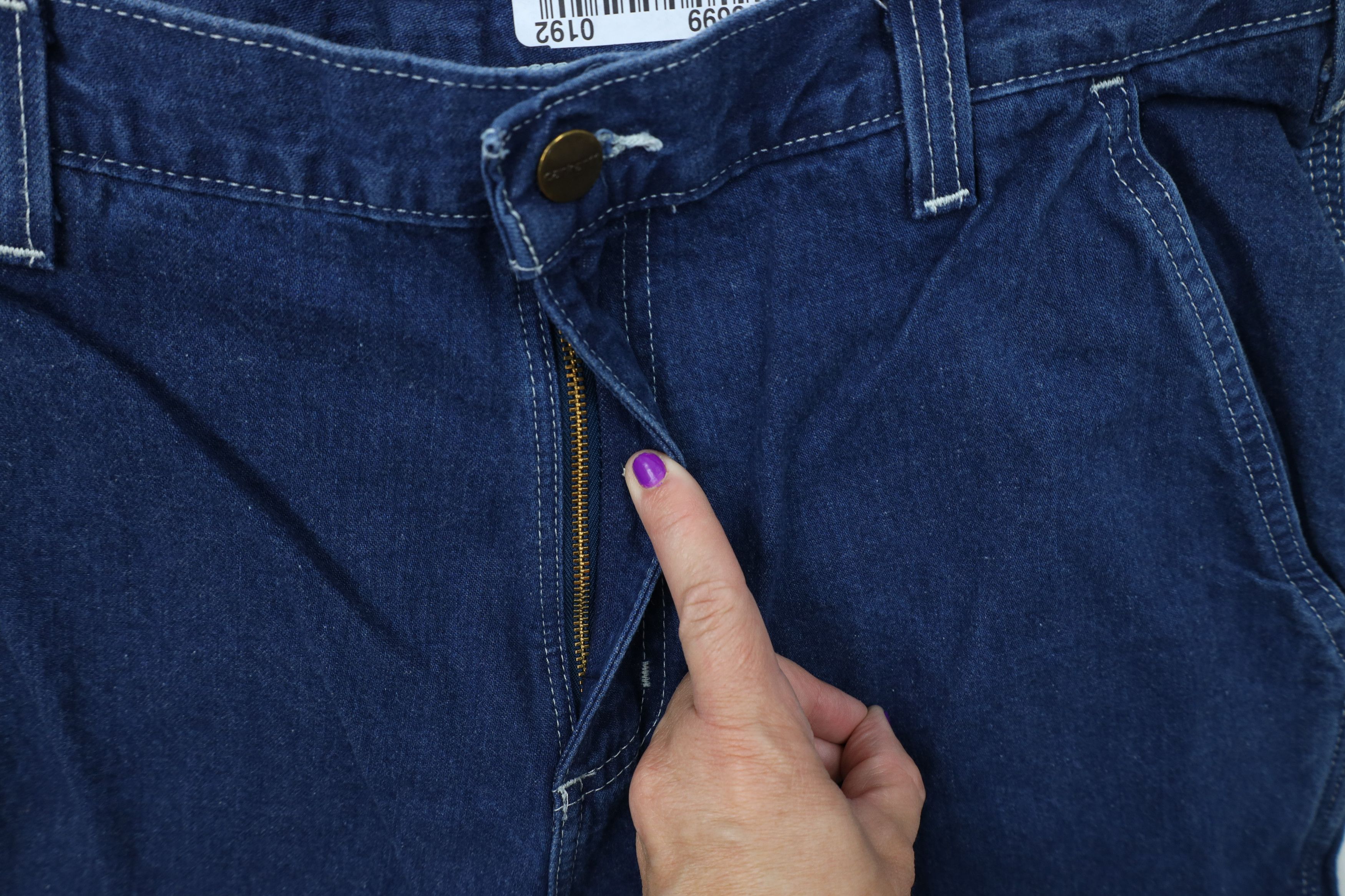 Carhartt Vintage Carhartt Spell Wide Leg Dungaree Denim Jeans Blue Size US 34 / EU 50 - 5 Thumbnail
