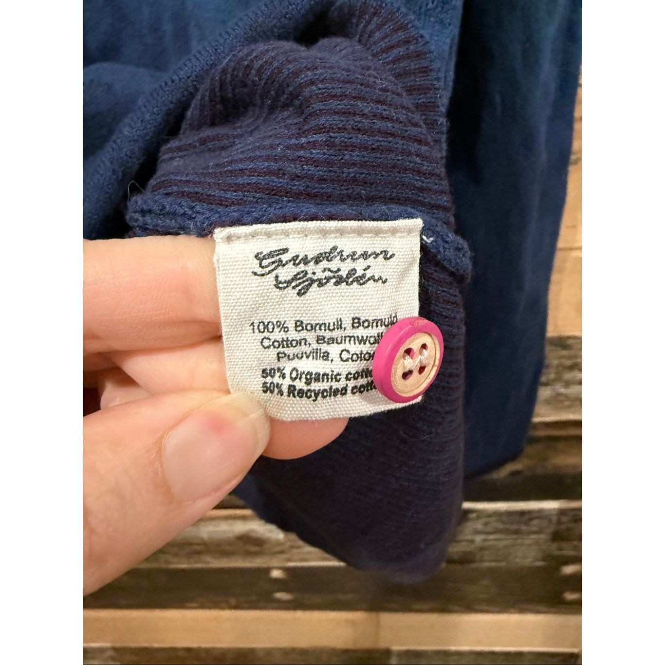 Guru Gudrun Sjoden Cotton Multicolor Gradient Sweater Cardigan Si Size M / US 6-8 / IT 42-44 - 4 Thumbnail