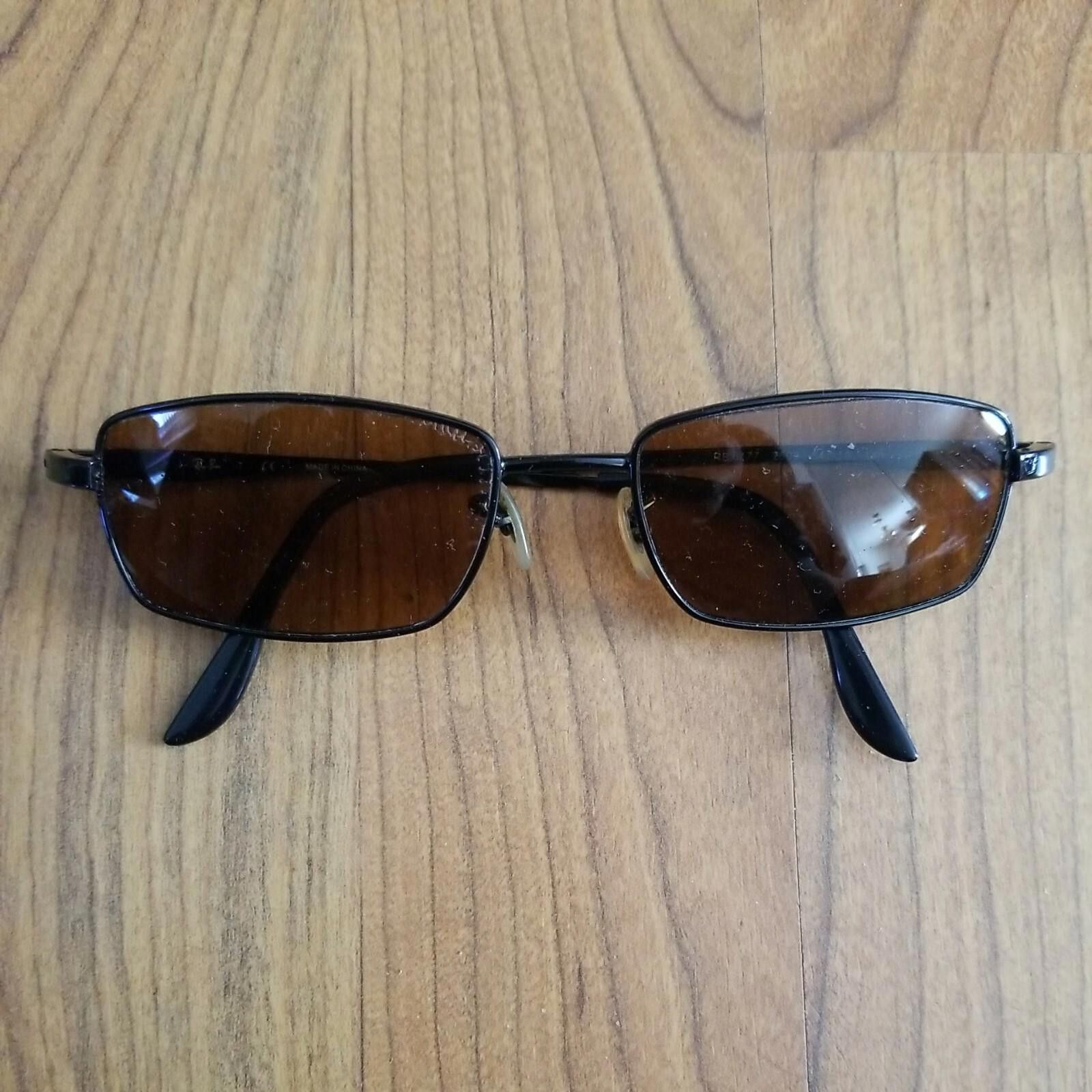 RayBan Ray-Ban Sunglass Frames Only Rectangular Full Rim Black Size ONE SIZE - 1 Thumbnail