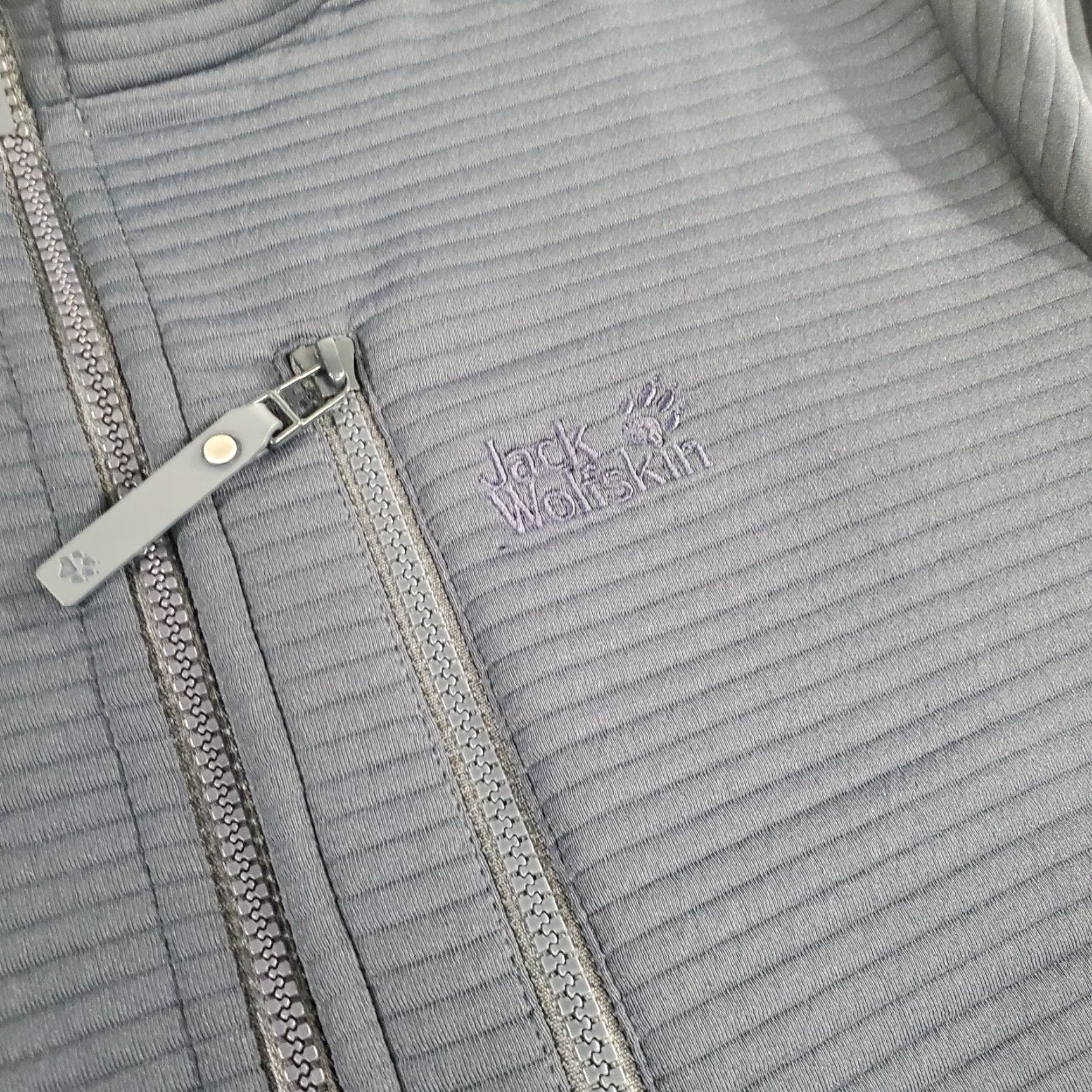 Jack Wolfskin Jack Wolfskin Modesto Jacket Mens 2XL Blue Full Zip Ribbed Lightweight Logo Size US XXL / EU 58 / 5 - 3 Thumbnail