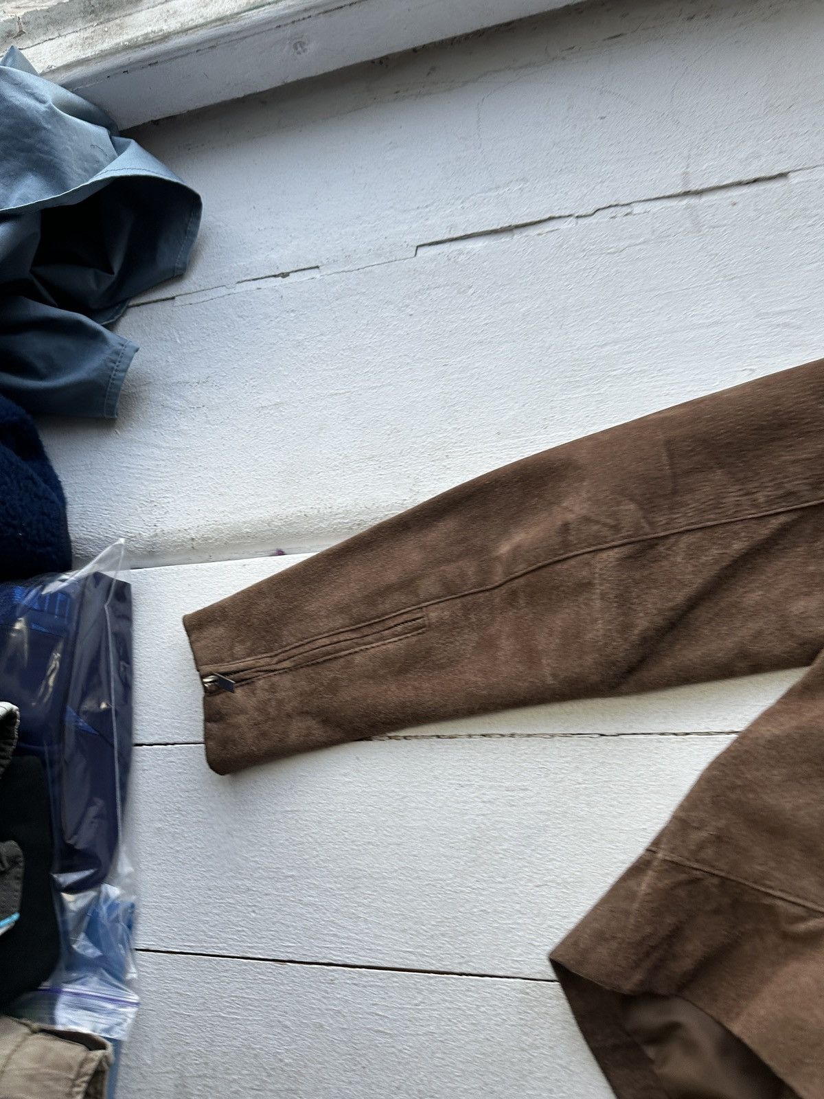 Other 🚨Y2K RICK OWENS TYPE DIRTY SLIM FIT ZIP LEATHER JACKET Size M / US 6-8 / IT 42-44 - 14 Thumbnail