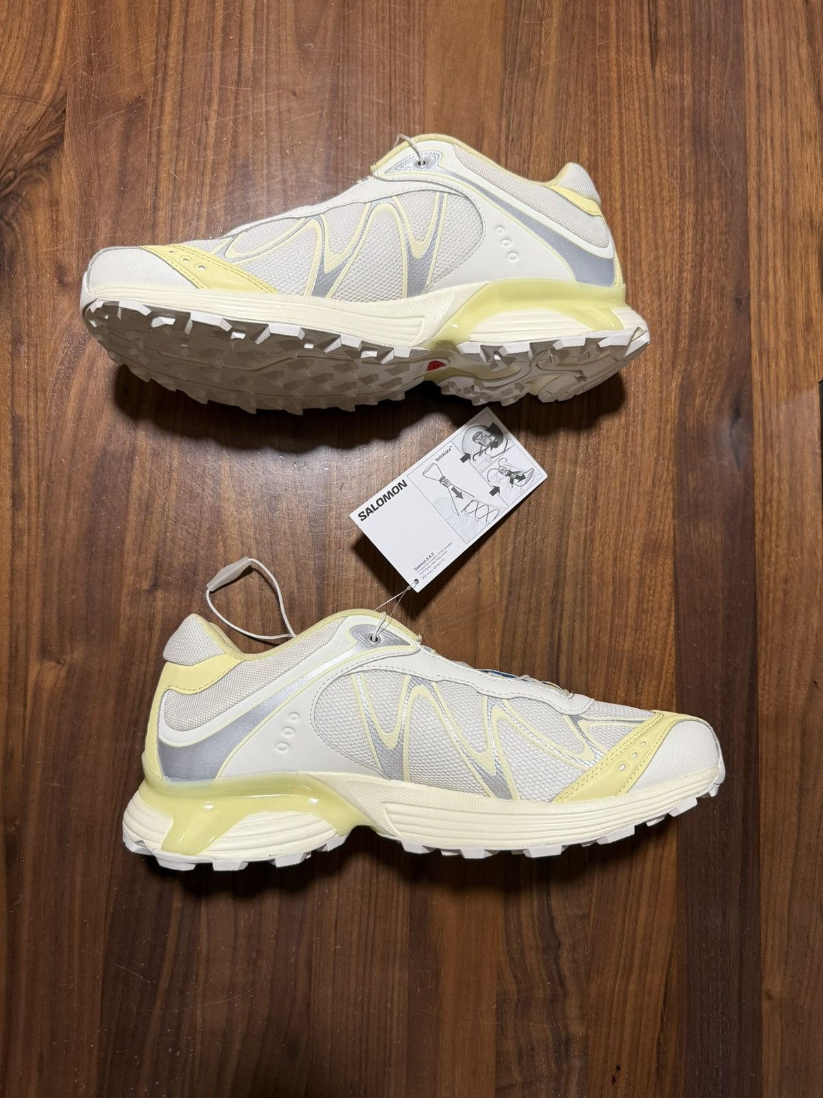 Kith × Salomon Kith Salomon XT-Whisper VANILLA TRANSPARENT YELLOW SILVER Size US 11 / EU 44 - 3 Thumbnail