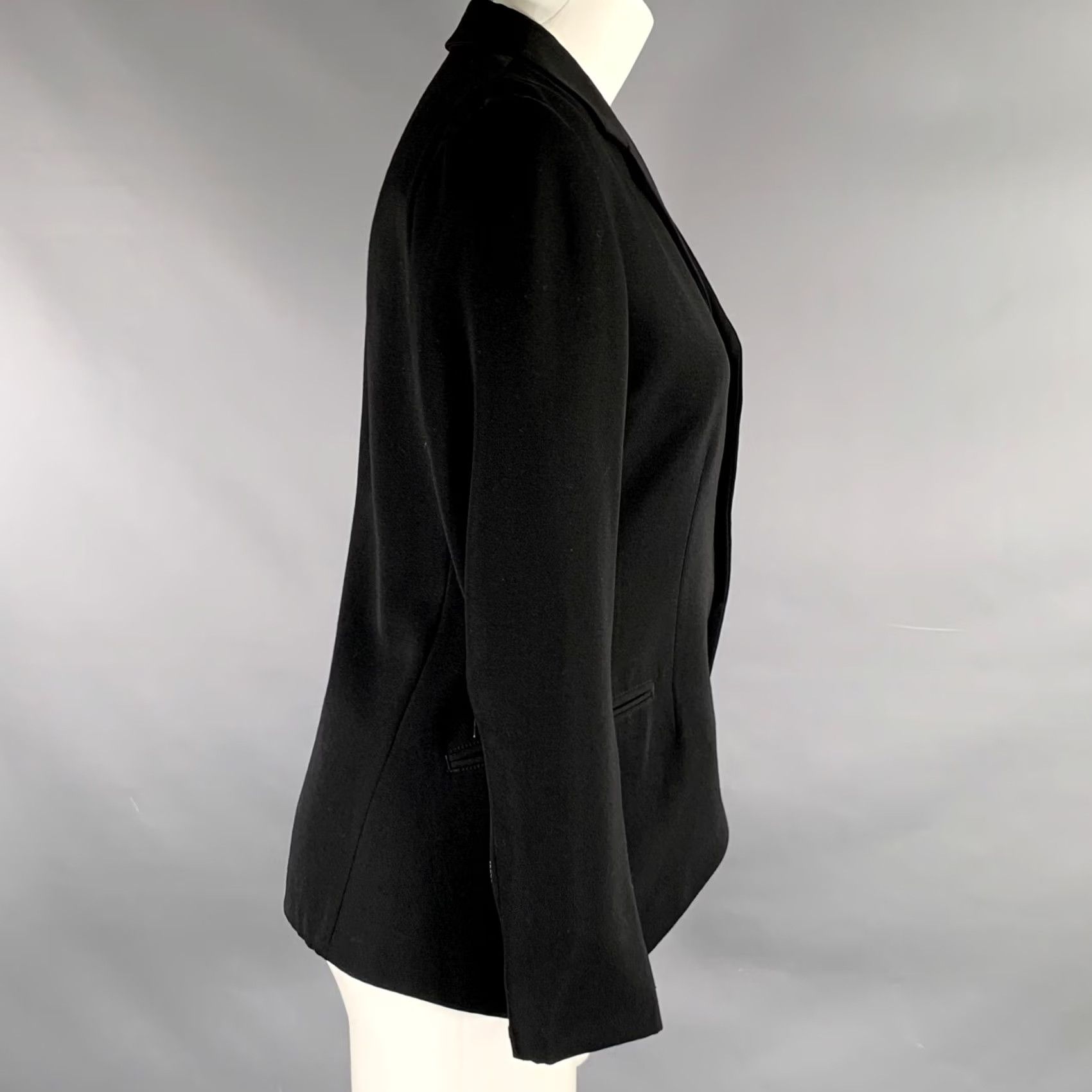 Yohji Yamamoto Y's by YOHJI YAMAMOTO Wool Blazer Jacket Black Size S Women Size S / US 4 / IT 40 - 2 Thumbnail