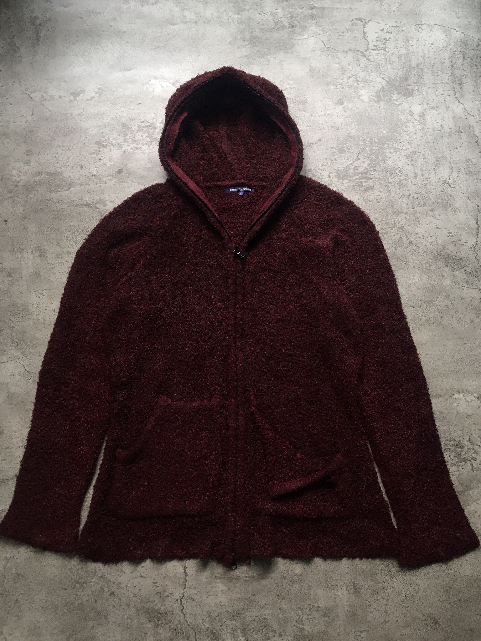 semanticdesign Sematic Design Full Zipper Fuzzy M-L Size US L / EU 52-54 / 3 - 2 Thumbnail