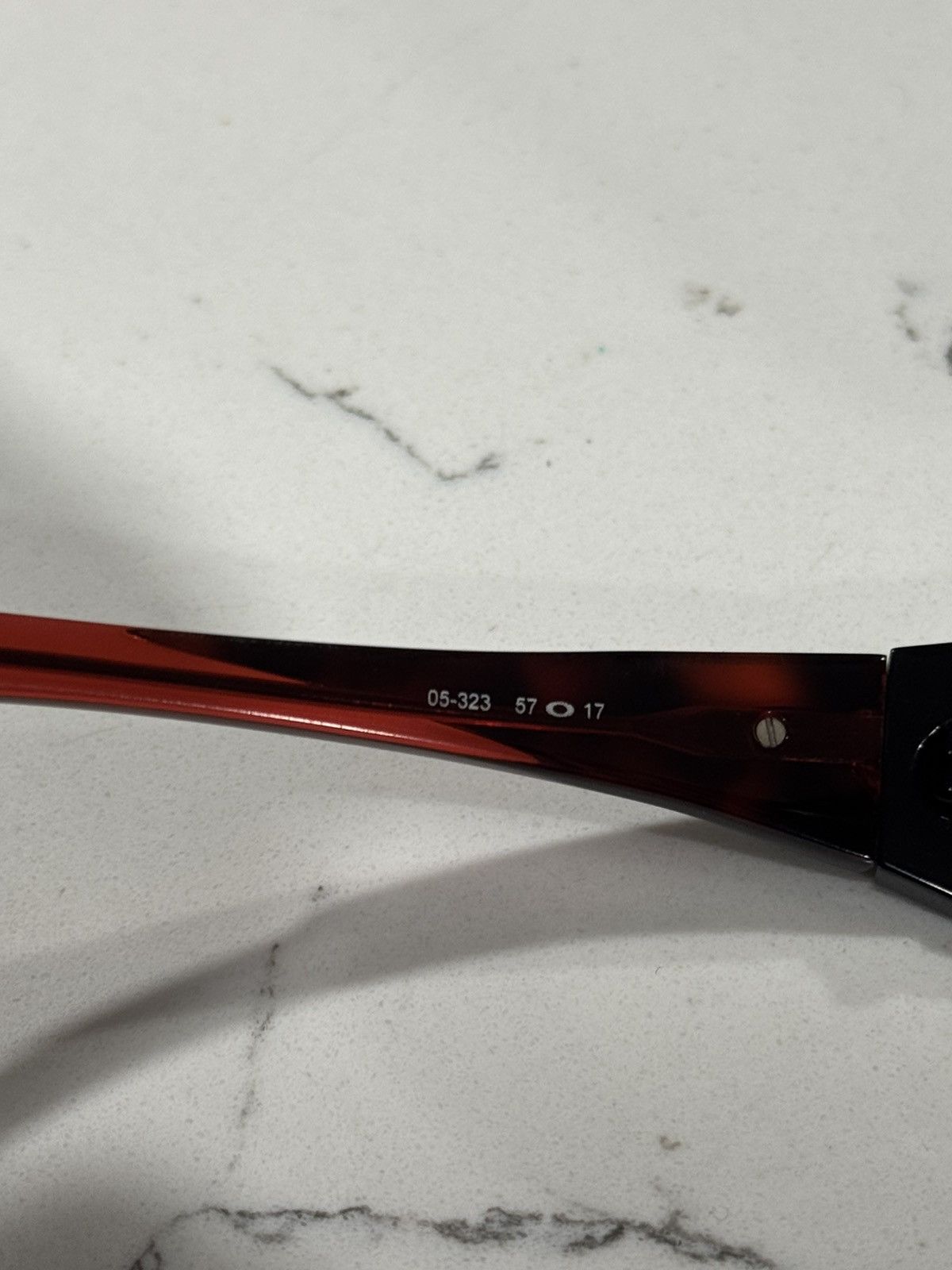 Oakley Vintage Oakley Disobey Red Tortoise Y2K Wrap Frames Rare Size ONE SIZE - 12 Thumbnail