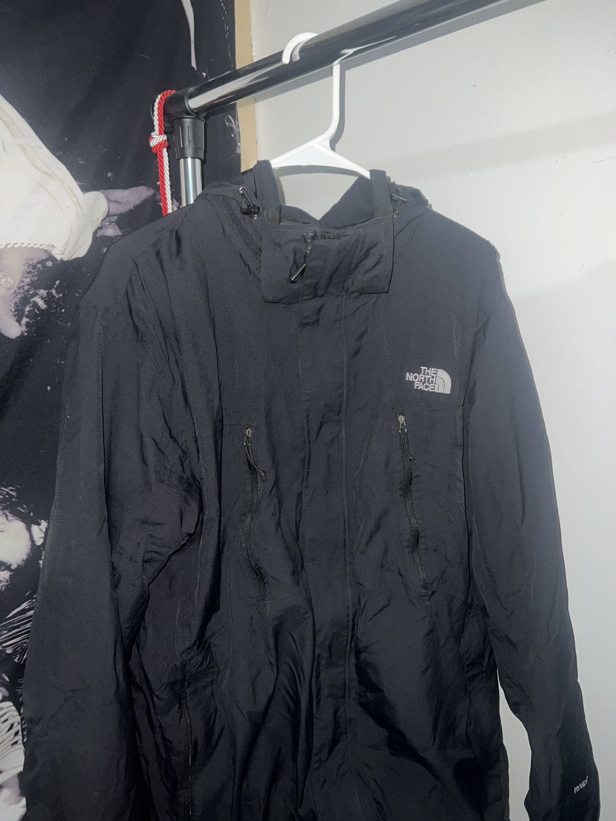 TNF Detachable-Hood Rain Jacket