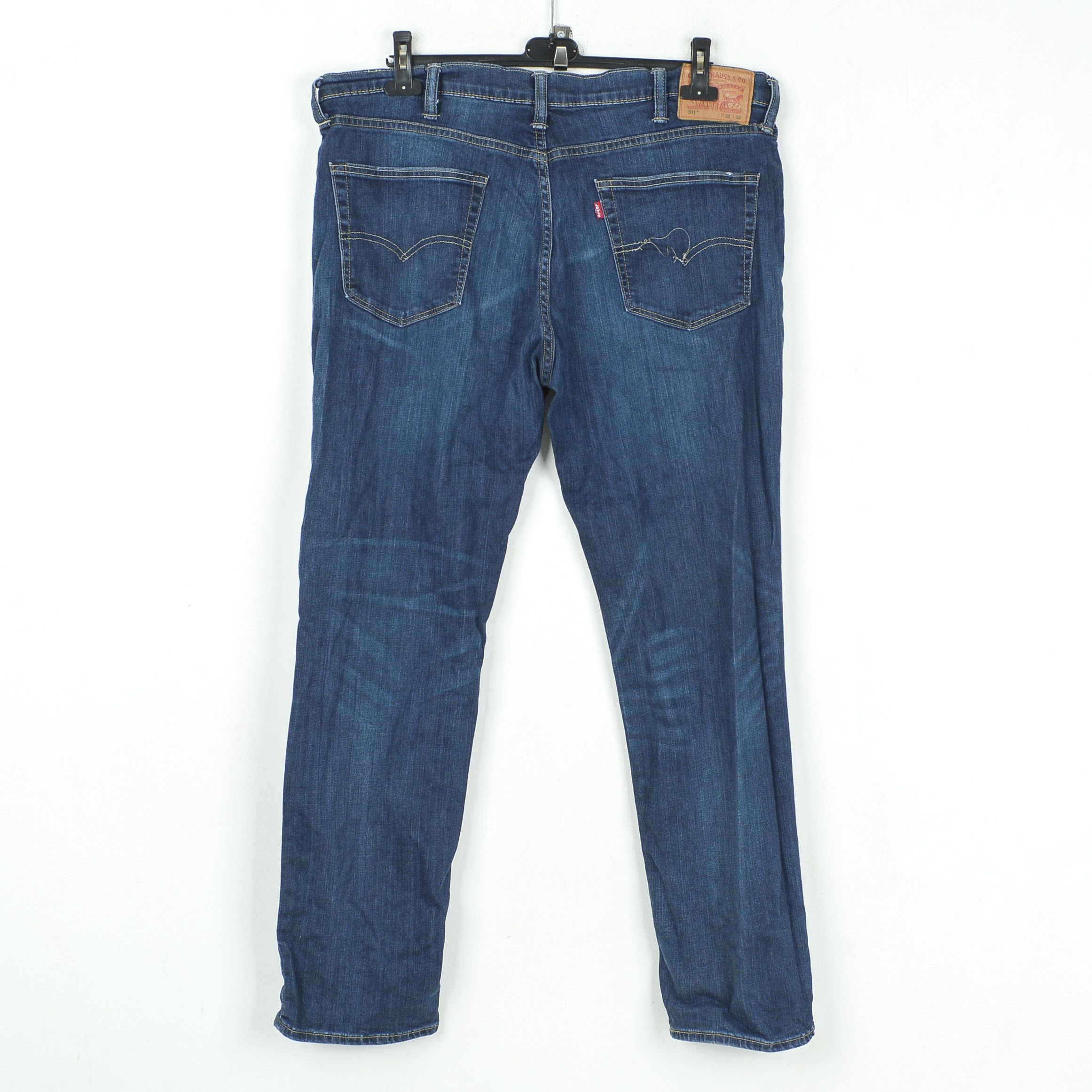 Levi's 511 Men W38 L32 Slim Fit Straight Jeans Denim Pants Trousers Size US 38 / EU 54 - 3 Thumbnail