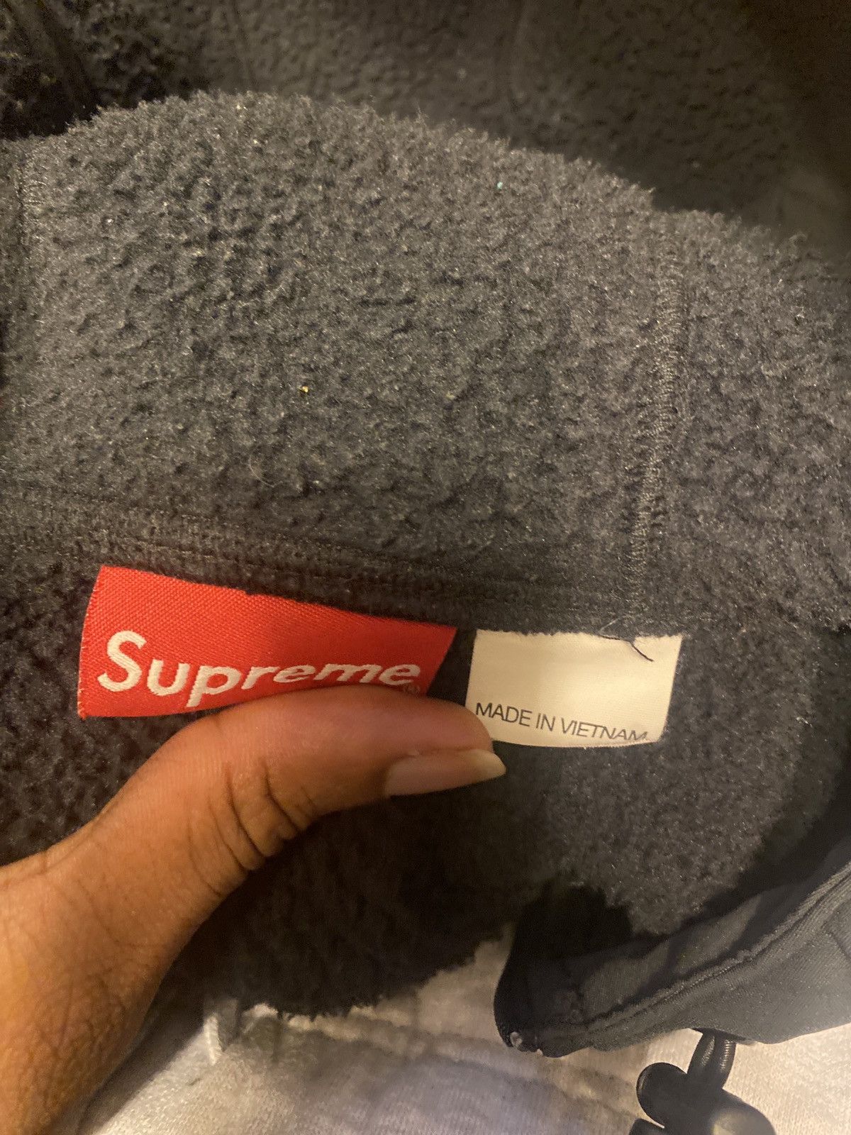 Supreme Supreme x WINDSTOPPER Zip Up Hooded Sweatshirt 'Black' Size US L / EU 52-54 / 3 - 4 Thumbnail