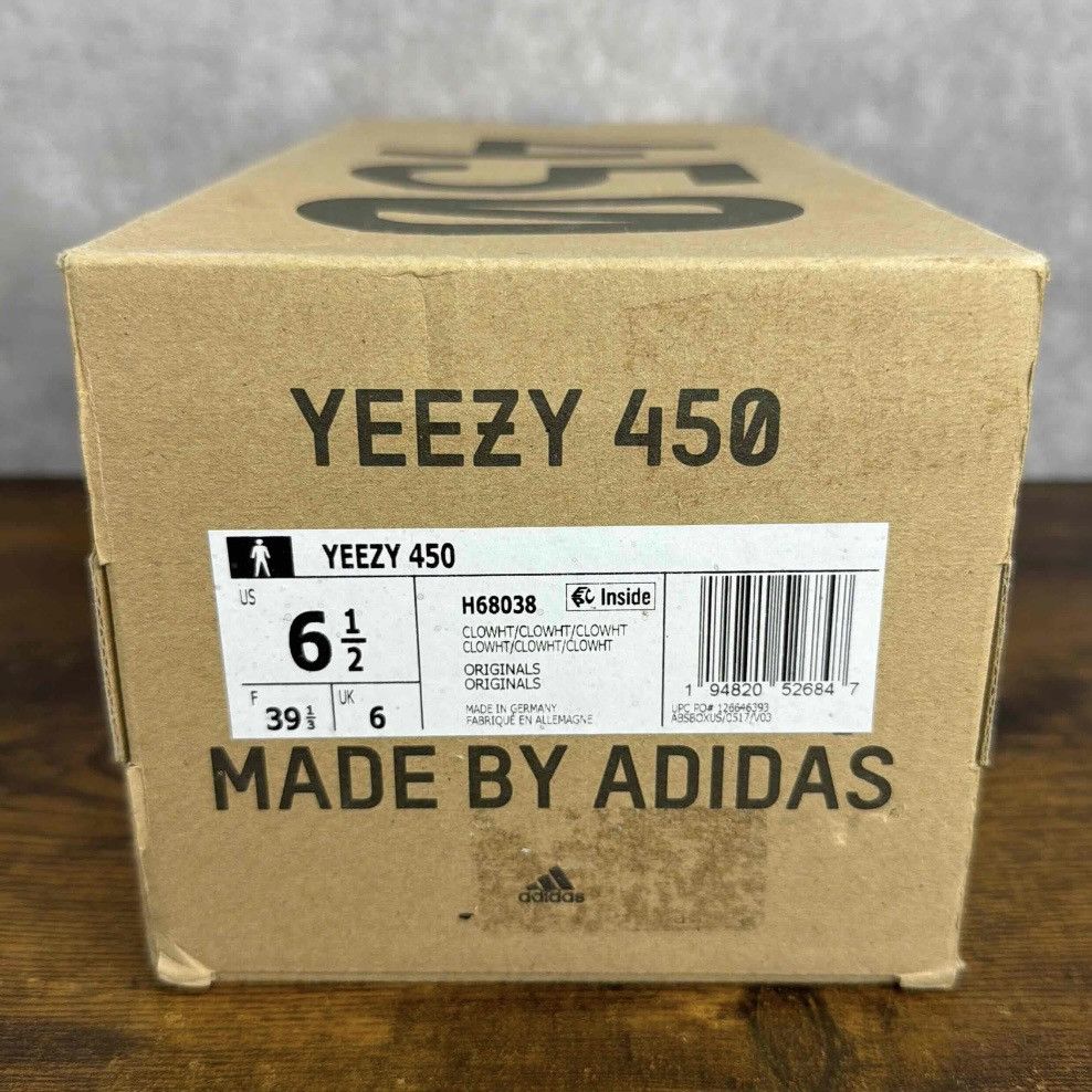 Adidas × Kanye West Adidas Yeezy 450 Cloud White Size 6.5 H68038 Men’s Sneakers Size US 6.5 / EU 39-40 - 9 Thumbnail