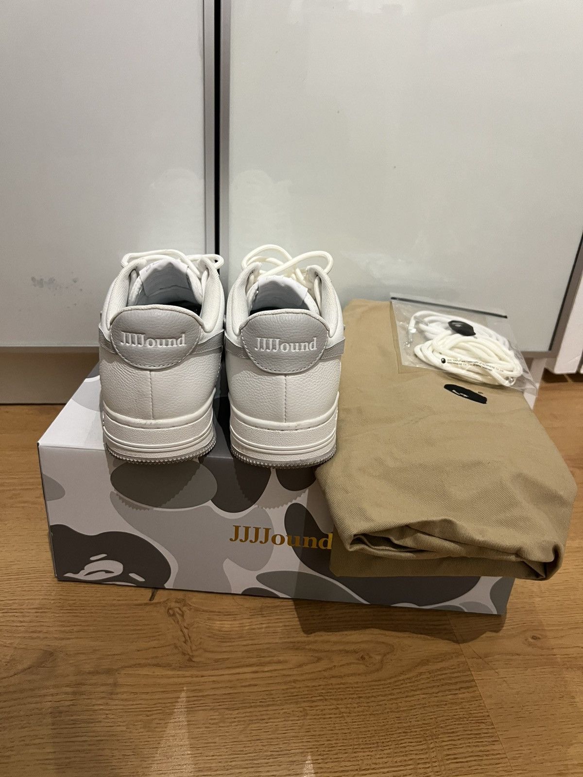 Bape × JJJJound Bapesta Grey JJJJ Size US 7 / EU 40 - 3 Thumbnail