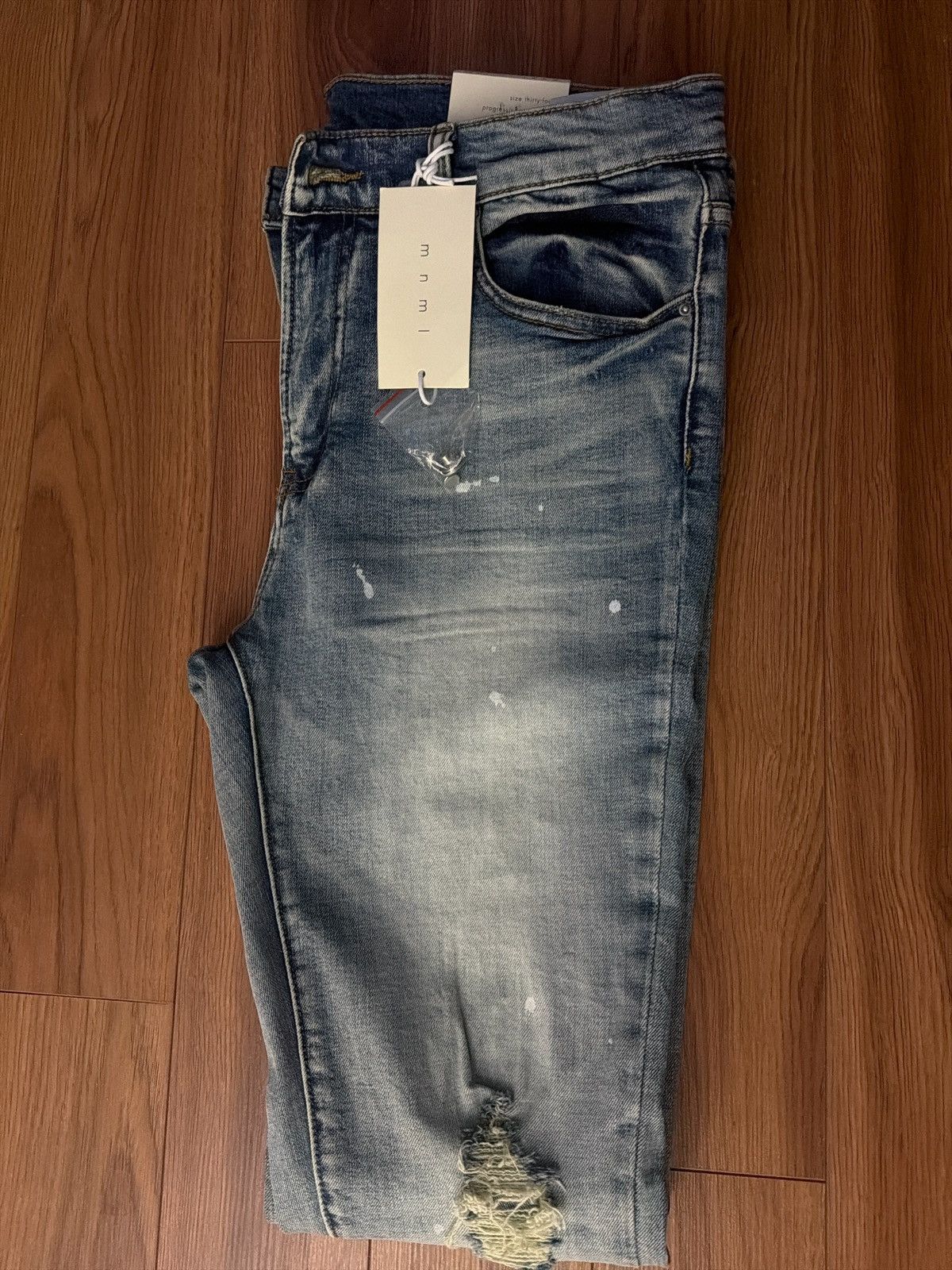 mnml Distressed Denim Jeans