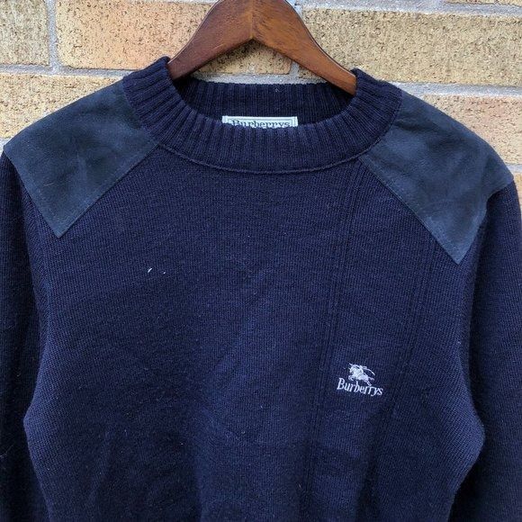image of Burberrys 100% Pure New Wool Sweater Small, Men's