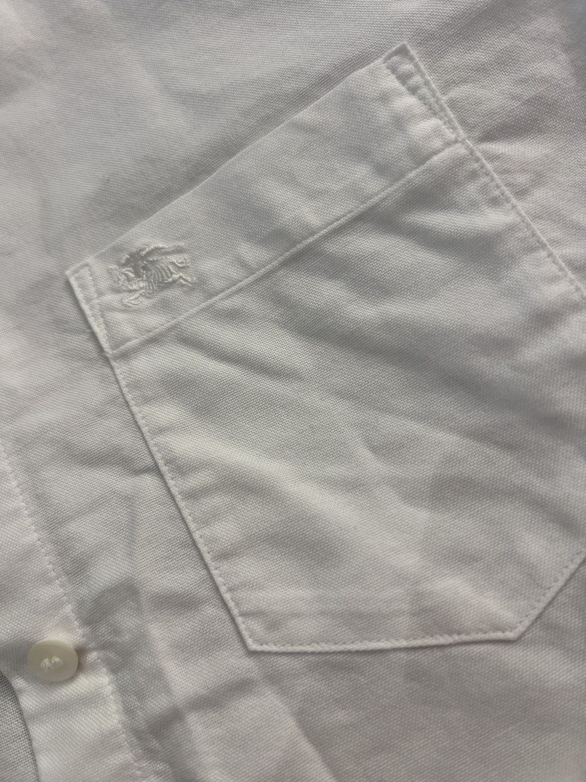 Burberry Burberry Women's White Cotton Button-Down Shirt Size XS / US 0-2 / IT 36-38 - 3 Thumbnail