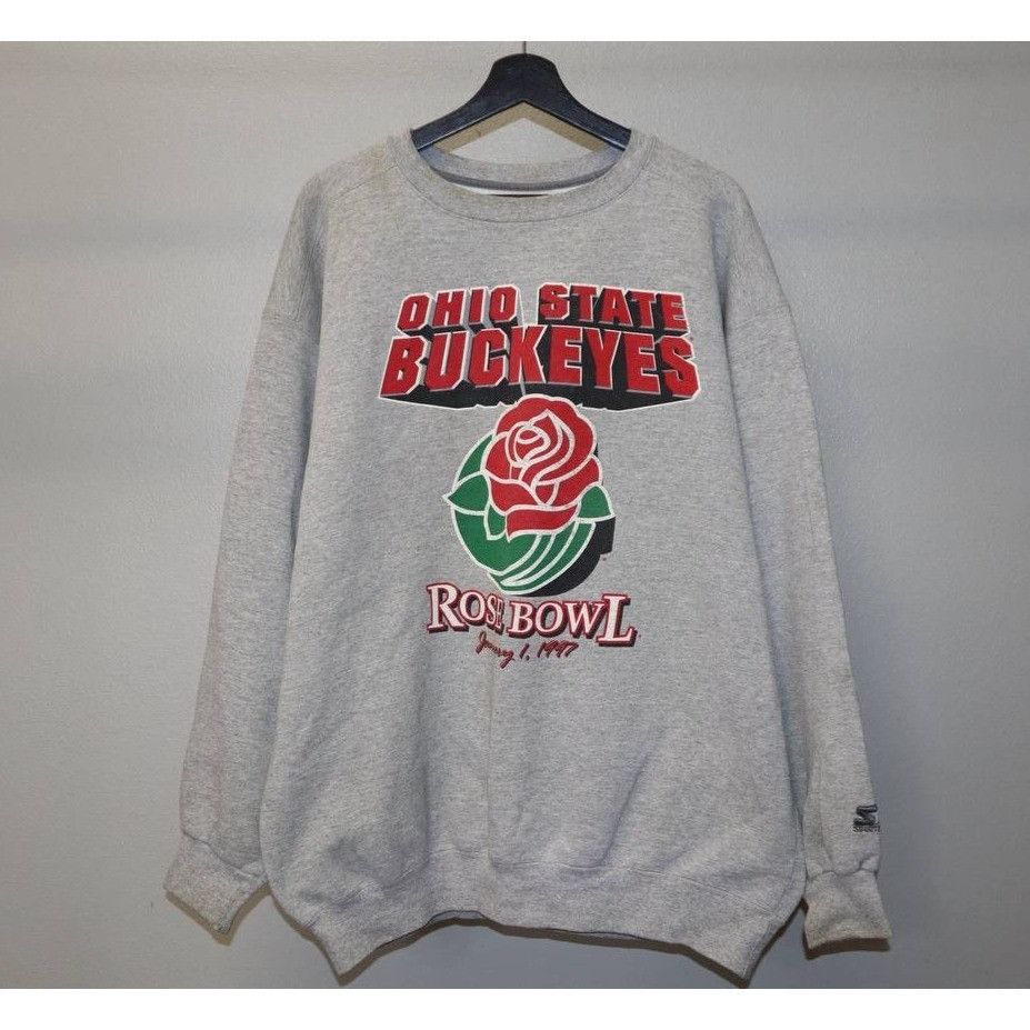 Starter 90s Ohio State Buckeyes Rose Bowl Sweatshirt Men's 2XL Size US XXL / EU 58 / 5 - 1 Thumbnail