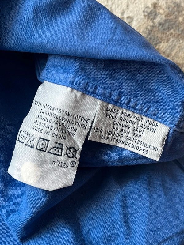 Polo Ralph Lauren Polo Ralph Lauren Sz XL Custom Fit Small Pony Blue Shirt Size US XL / EU 56 / 4 - 12 Thumbnail
