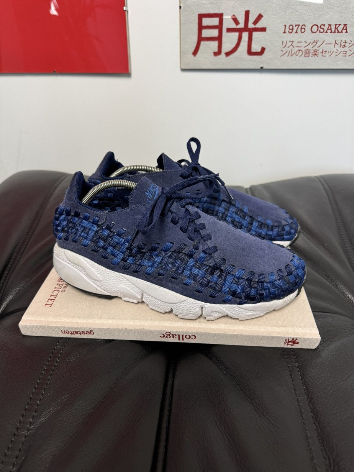 Nike Nike Woven Footscape Sneakers Blue Strwetwear Hype Y2k Size US 7.5 / EU 40-41 - 1 Thumbnail