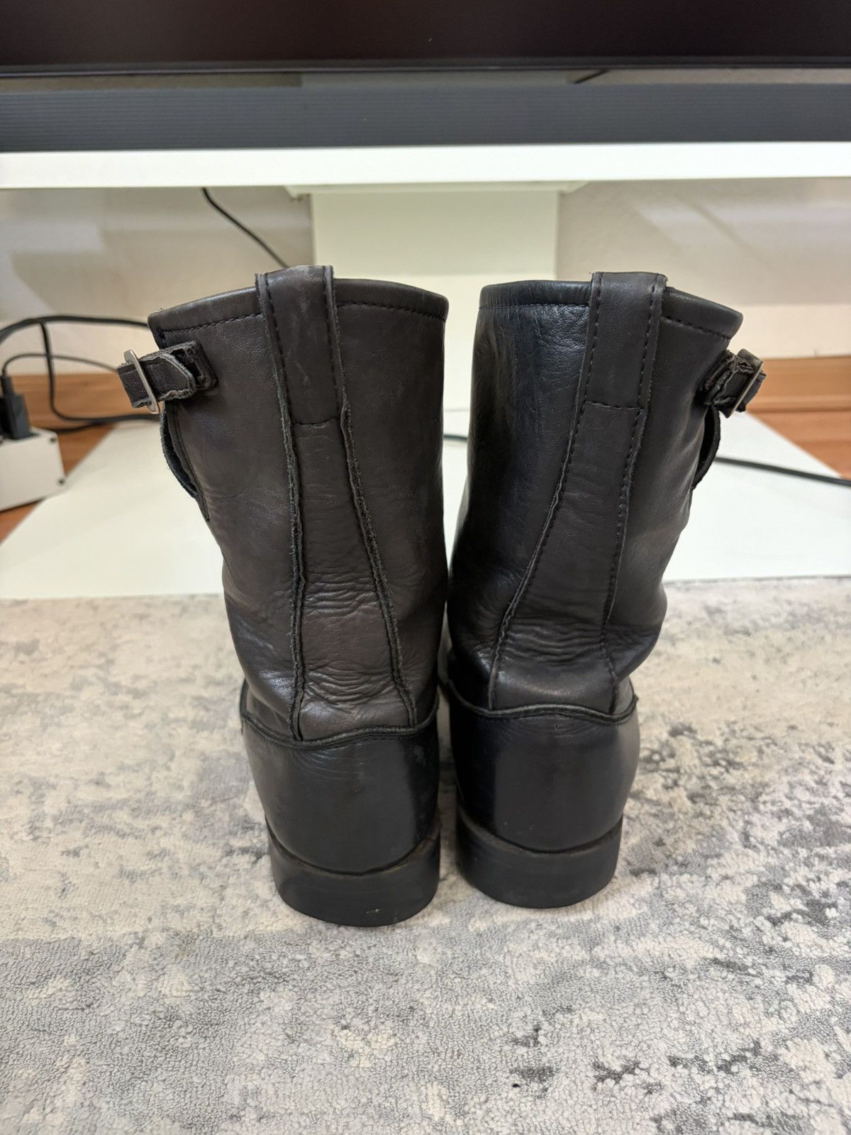 Undercover AW04 Leather Engineer Boots Size US 8.5 / EU 41-42 - 5 Thumbnail