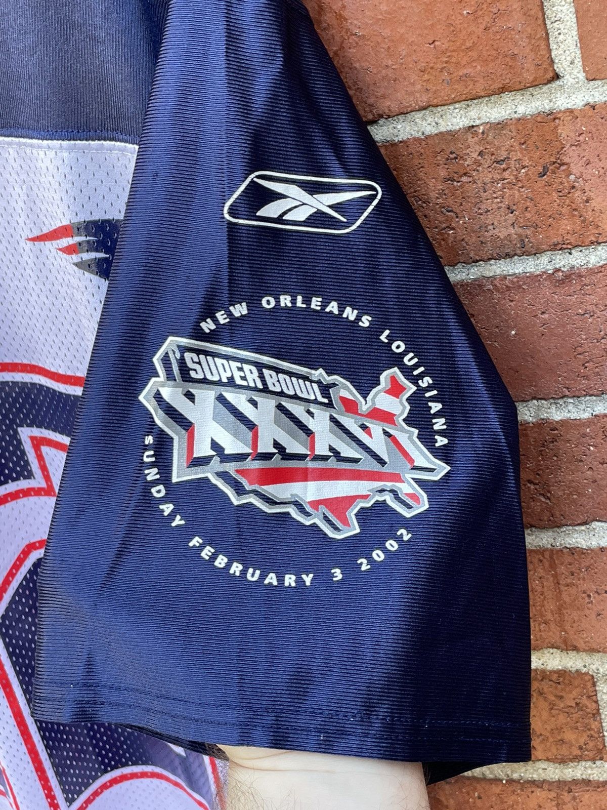 Reebok Vintage Tom Brady Rare Reebok Super Bowl XXXVI Men’s Size US M / EU 48-50 / 2 - 4 Thumbnail