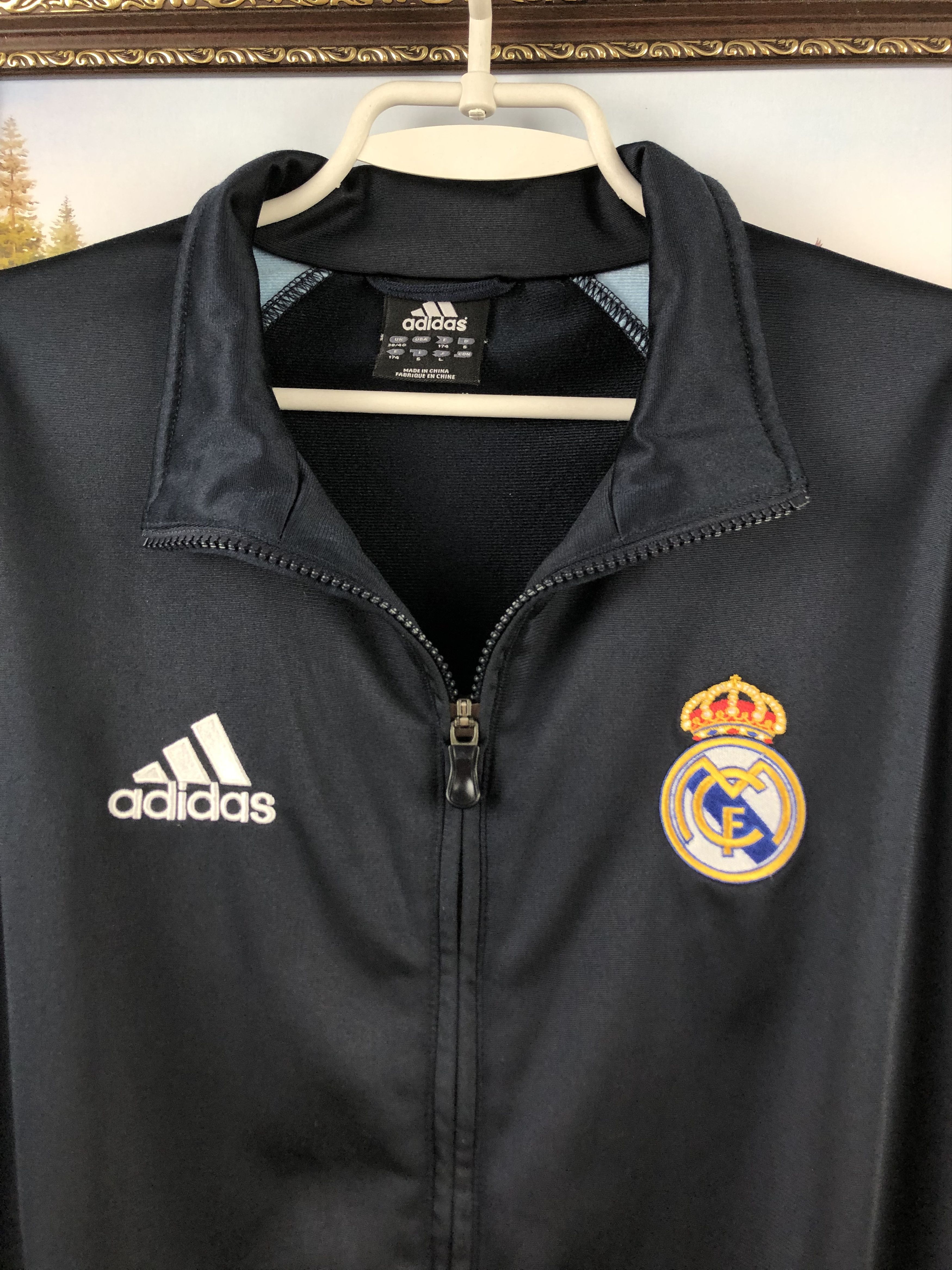 Adidas Vintage Adidas Real Madrid Football Jacket Soccer Track Top Size US M / EU 48-50 / 2 - 5 Thumbnail