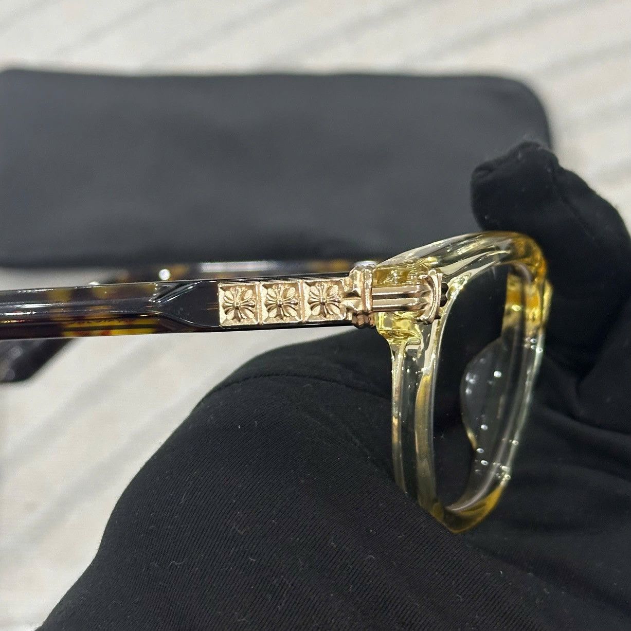 Chrome Hearts CHROME HEARTS SMOKE SHOW PALE ALE - DARK TORTOISE Size ONE SIZE - 5 Thumbnail