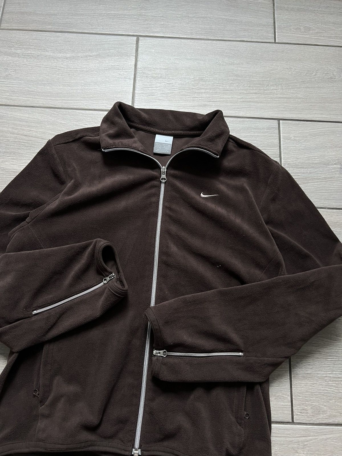 Nike Nike Vintage Fleece Brown 🤎 Mini Logo Size XL / US 12-14 / IT 48-50 - 3 Thumbnail