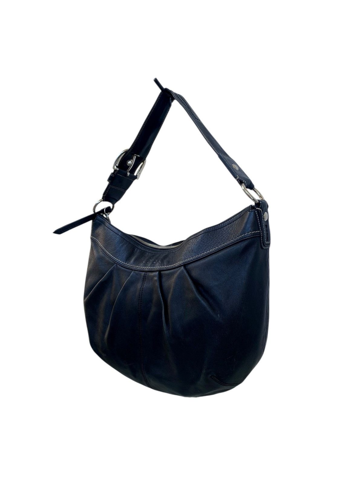 Coach Signature Sufflette Leather Handbag Size ONE SIZE - 4 Thumbnail