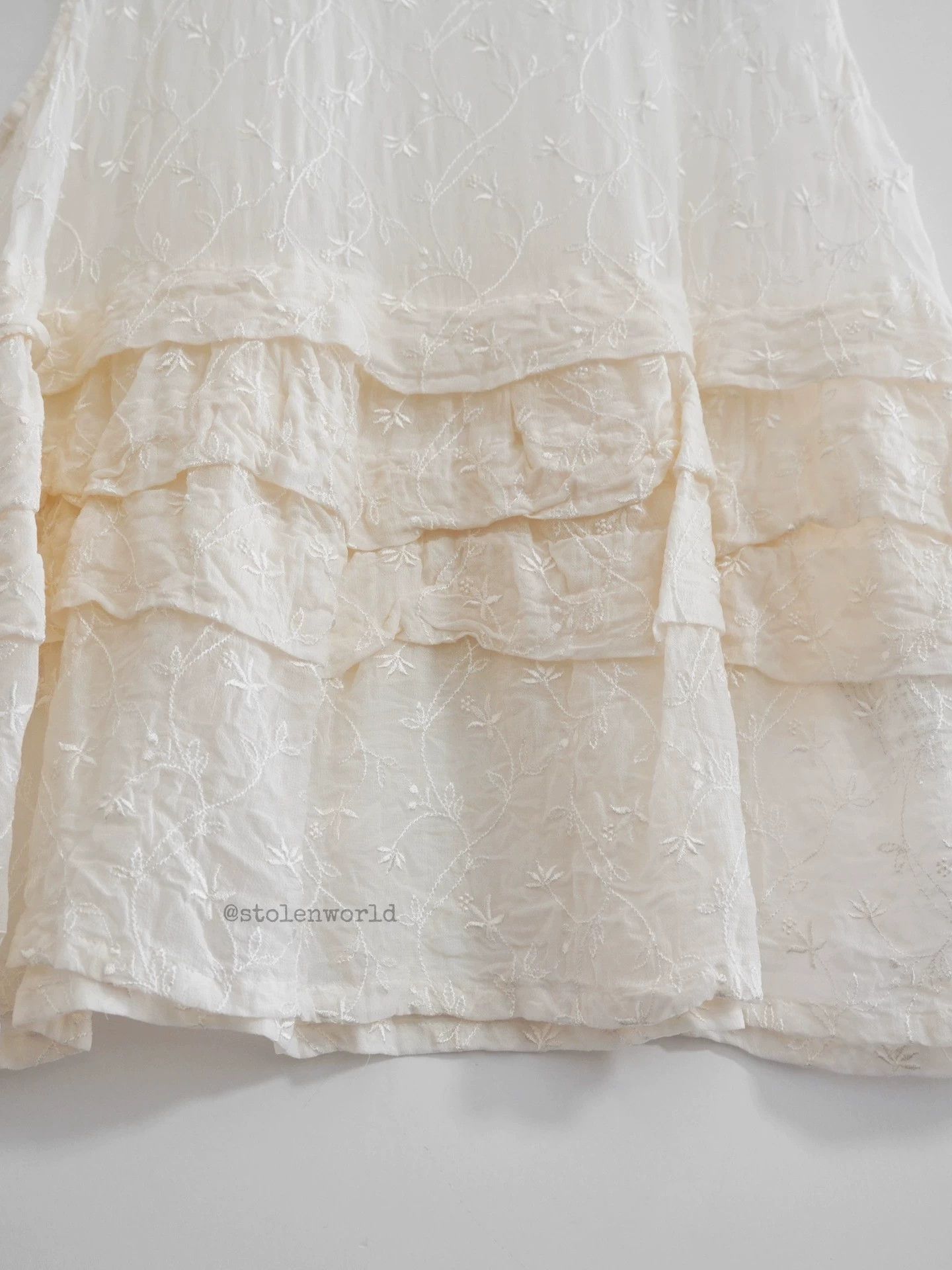 Comme des Garcons Comme des Garçons Tricot 2010SS Cream Embroidered Top Size M / US 6-8 / IT 42-44 - 7 Thumbnail