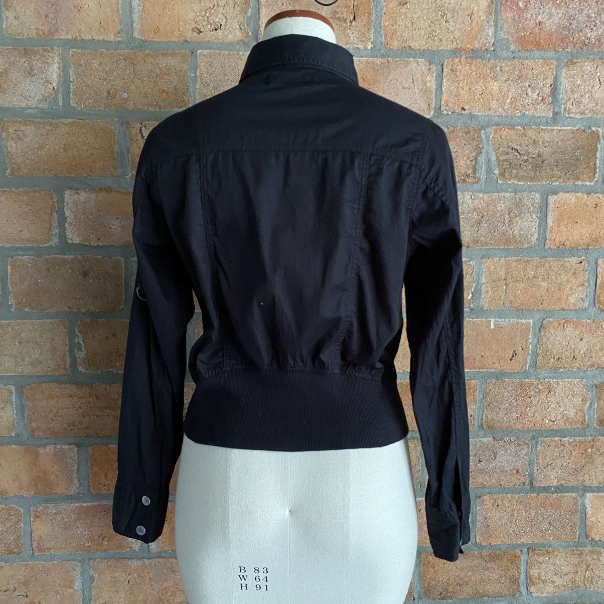 Designer × Japanese Brand Cryx punkY2K style pockets black shirt Size S / US 4 / IT 40 - 2 Thumbnail