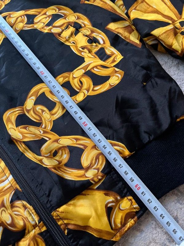 Other AppleParis Vintage 90s Chain Bomber Jacket Boxy Sz S Size US S / EU 44-46 / 1 - 10 Thumbnail