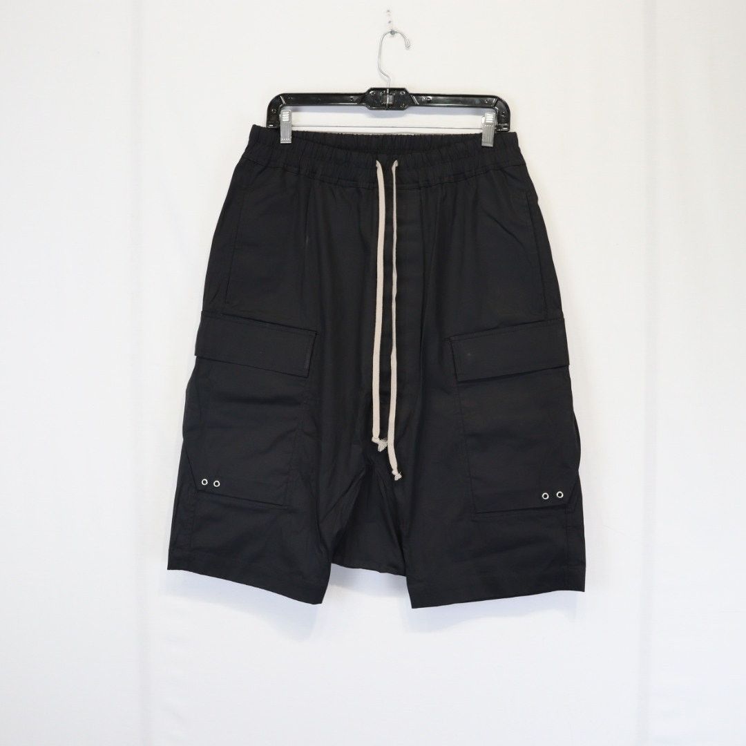 Rick Owens RICK OWENS Drawstring Karloff Boxers in black/oyster