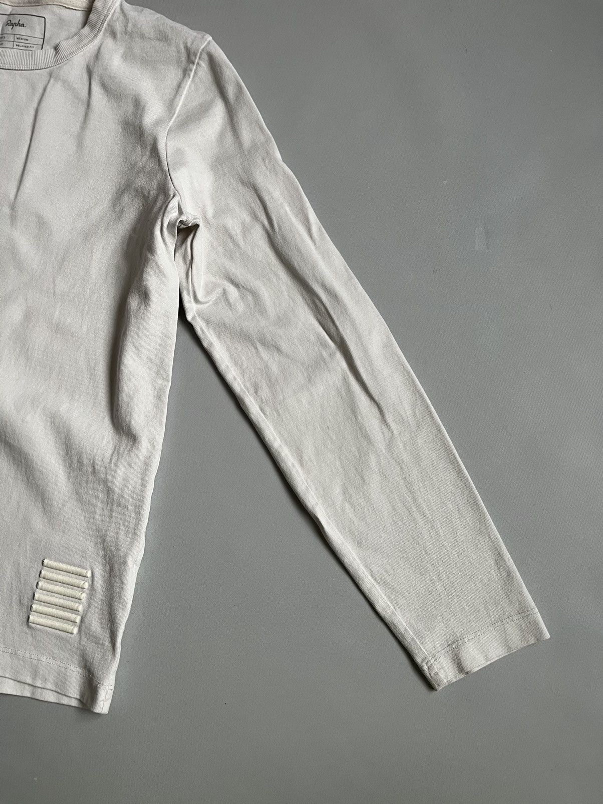 Japanese Brand × Rapha Rapha Men White Mechanics Longsleeve T-shirt Size US M / EU 48-50 / 2 - 4 Thumbnail