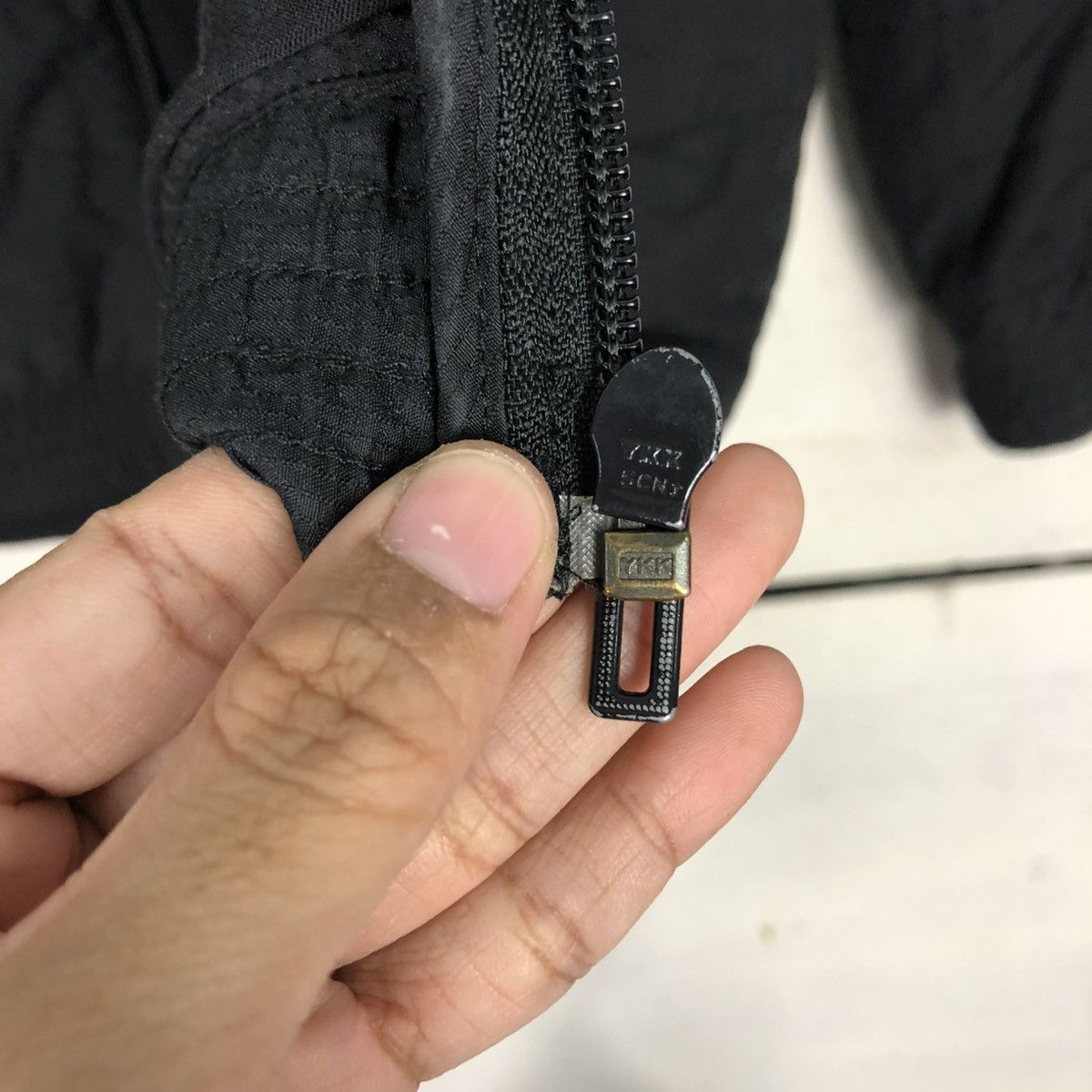 Adidas 🔥VINTAGE BOMBER JACKET ADIDAS ALL BLACK BIG LOGO Size US L / EU 52-54 / 3 - 19 Thumbnail