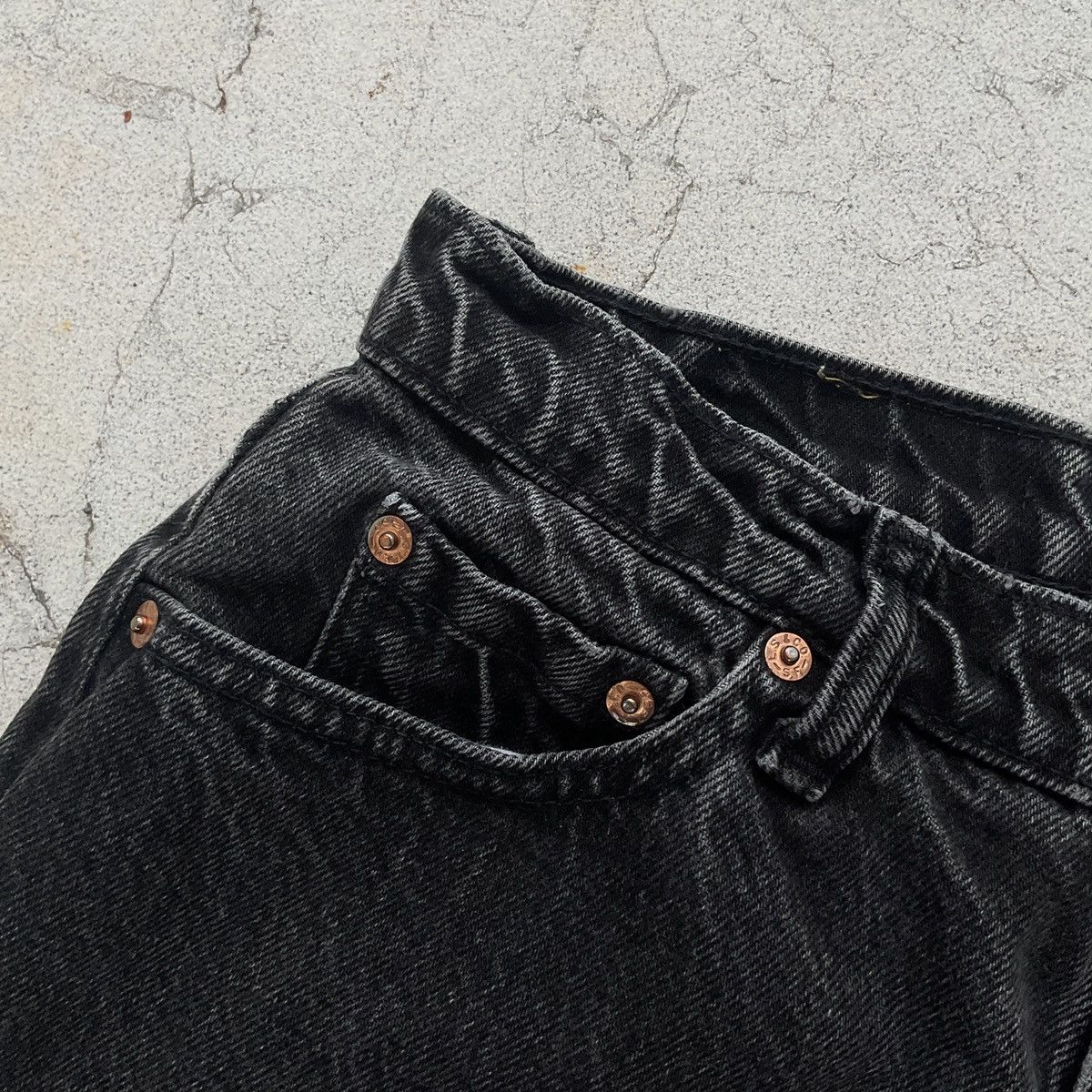 Levi's Vintage 90s Levi’s 512 Slim Fit Tapered Leg Denim Jean Pants Size 34" / US 12 / IT 48 - 5 Thumbnail