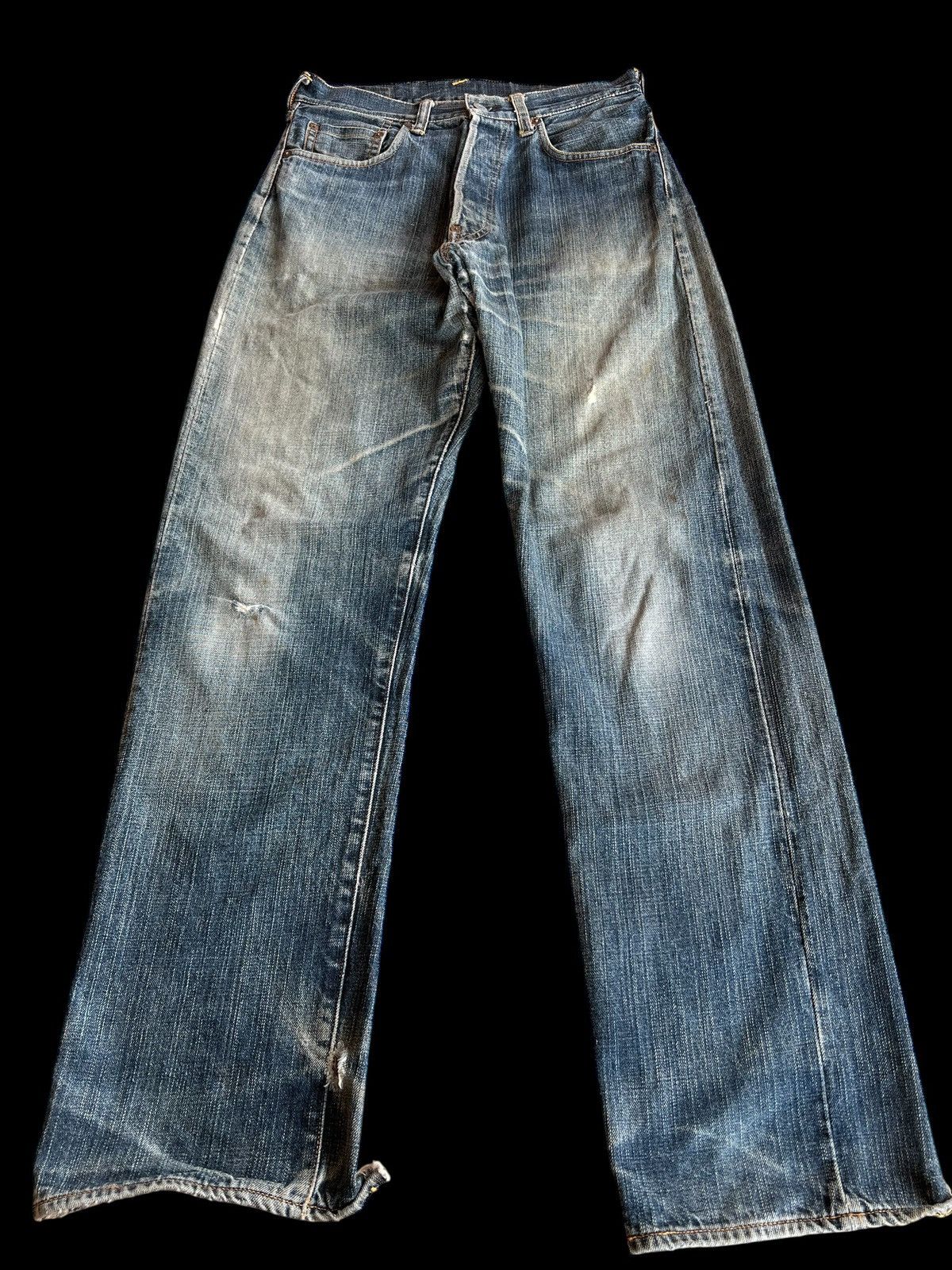 Evisu Vintage Evisu X McDonald Selvedge Distressed Jean Very Rare Size US 29 - 1 Thumbnail