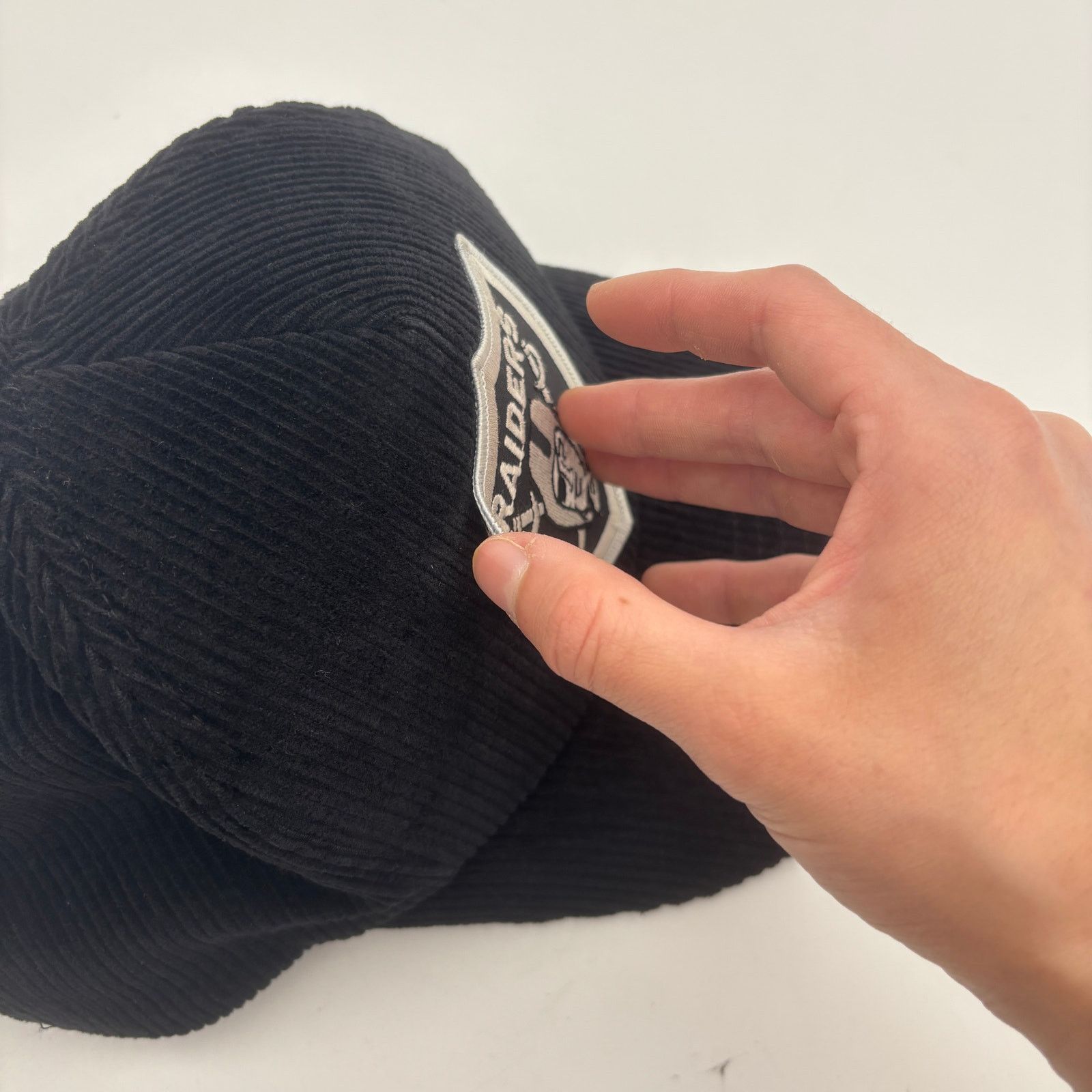 NFL × Vintage Vintage 80s Los Angeles Raiders Corduroy Snapback Las Vegas Size ONE SIZE - 11 Thumbnail