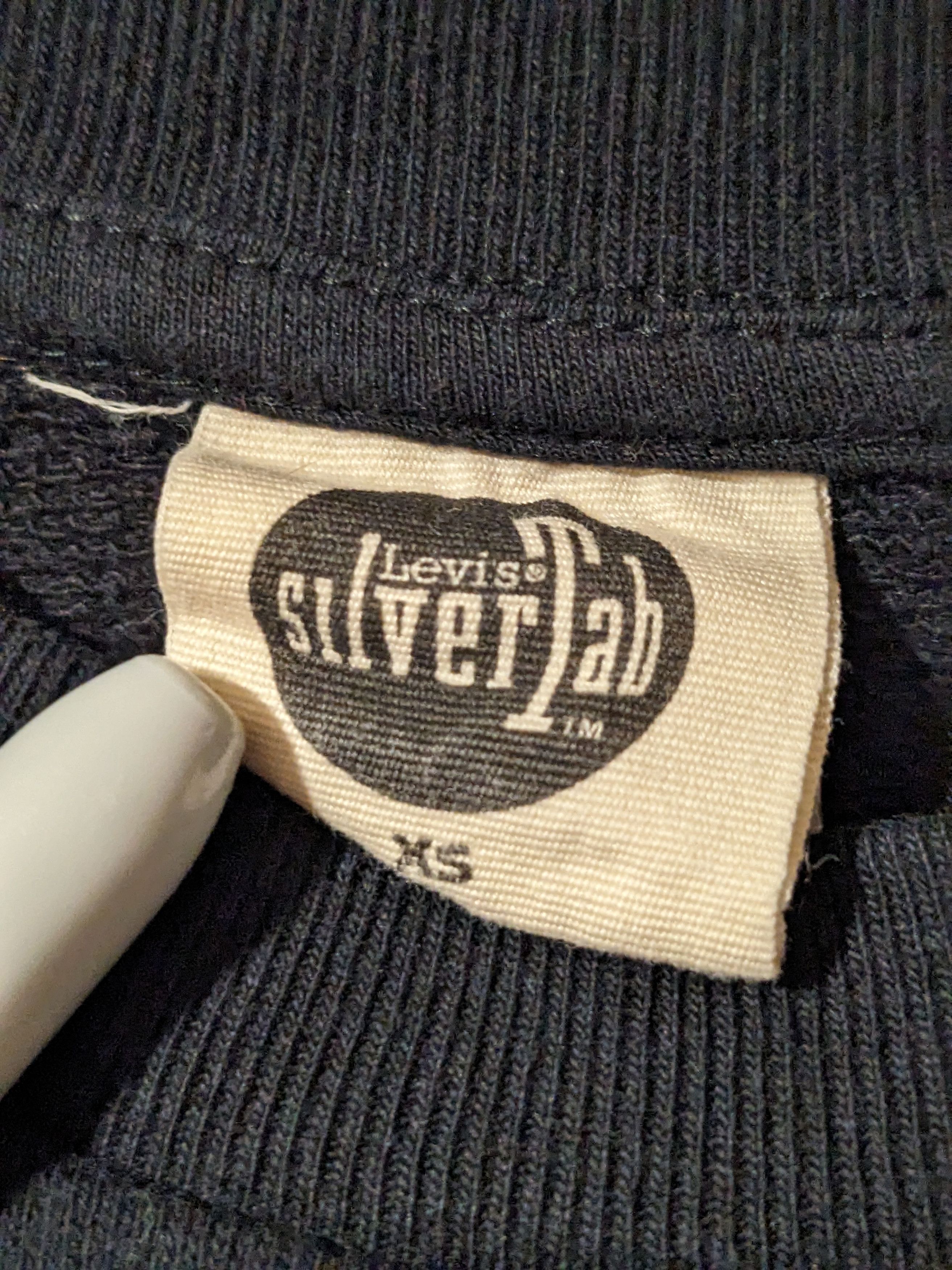 Levi's × Vintage Levi's Silver Tab X-Small Cropped Sweatshirt Size XS / US 0-2 / IT 36-38 - 3 Thumbnail