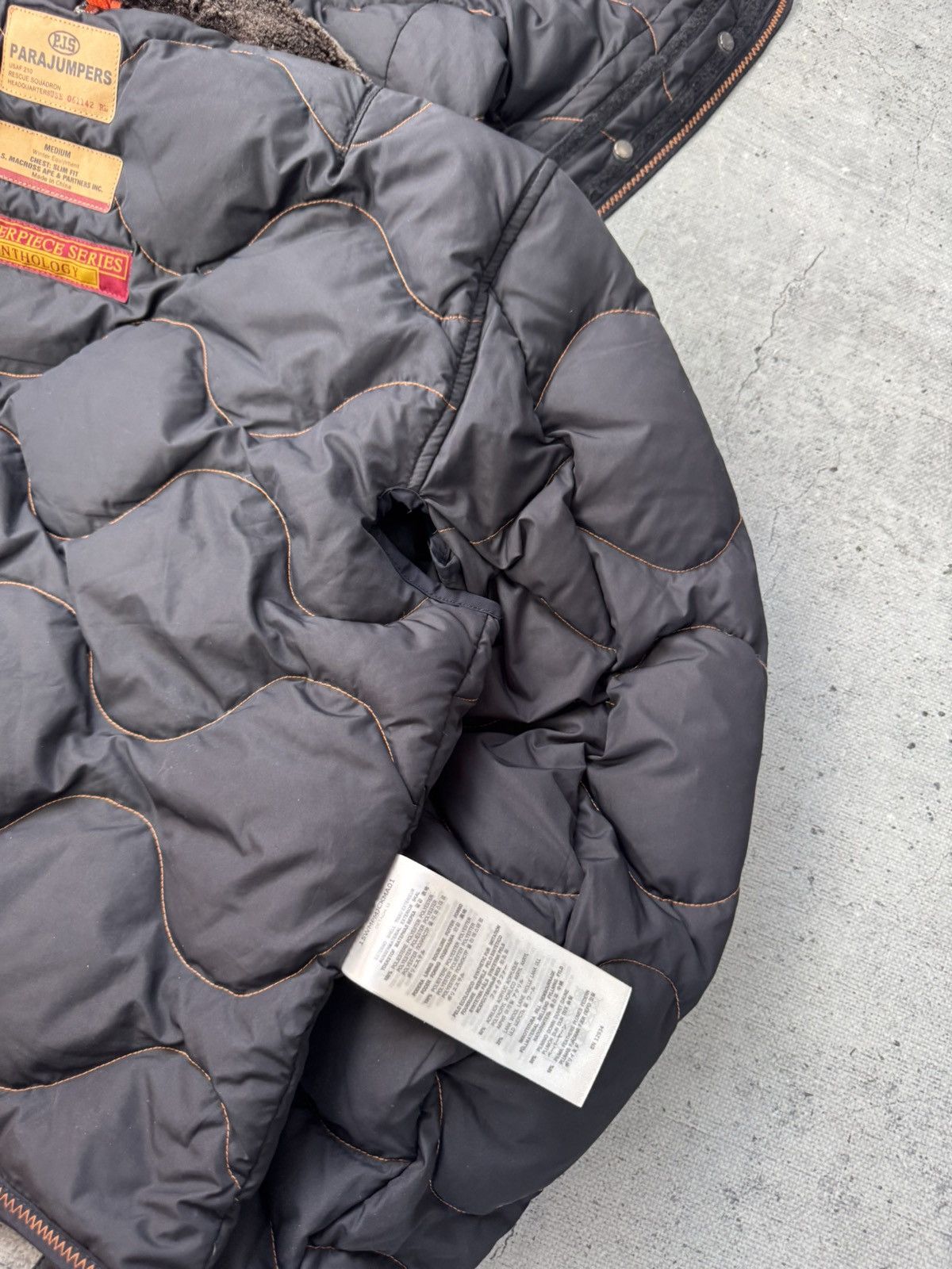 Parajumpers Vintage 🇯🇵 Fur Lining Down Japan Parajumers Y2K Jacket Size M / US 6-8 / IT 42-44 - 8 Thumbnail