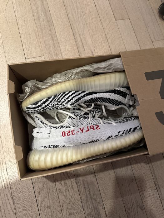 Zebra yeezy size clearance 13