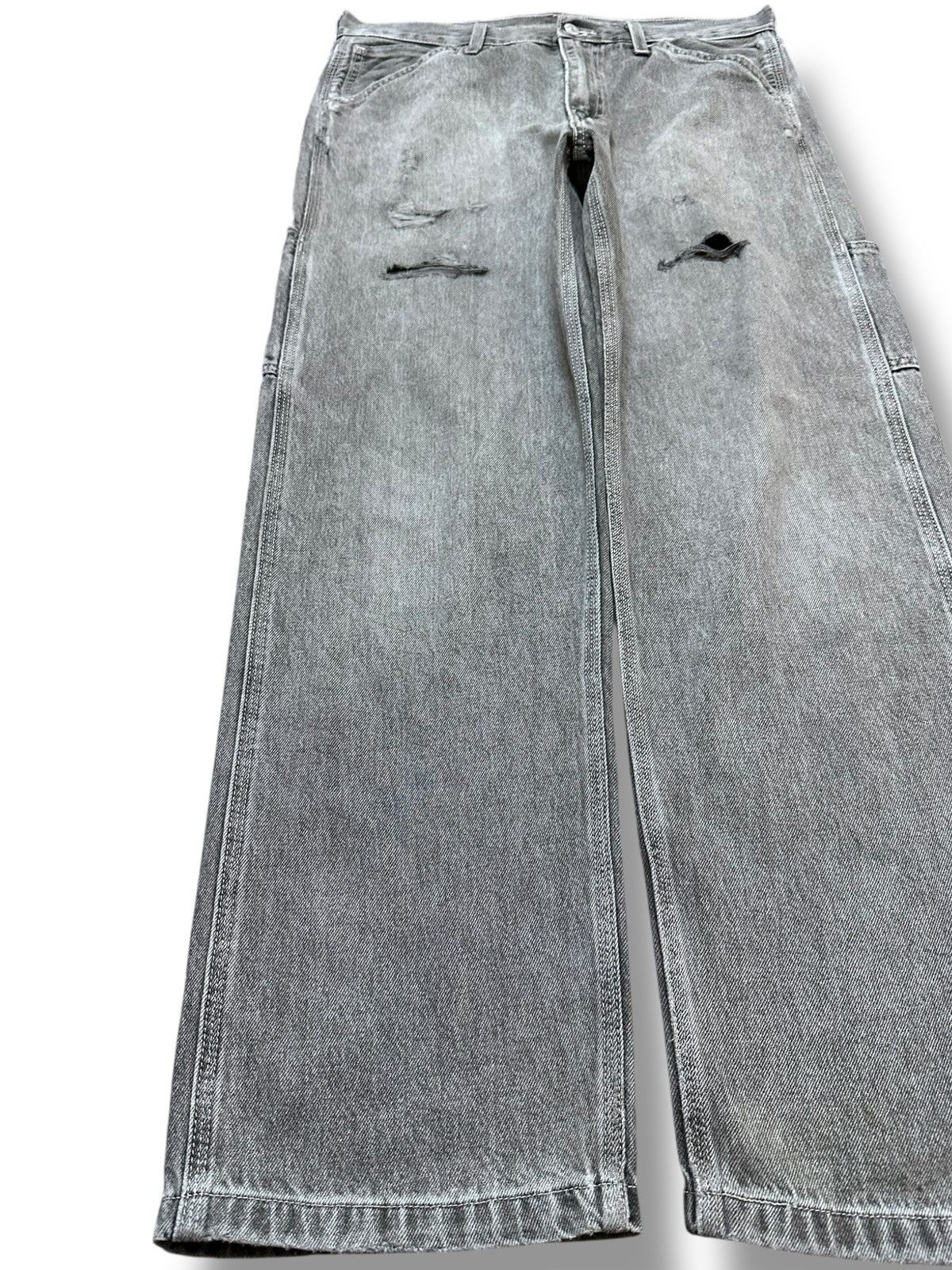 Levi's Vintage Clothing Vintage Levi’s Stayloose Baggy Carpenter Distressed Denim Size US 34 / EU 50 - 3 Thumbnail