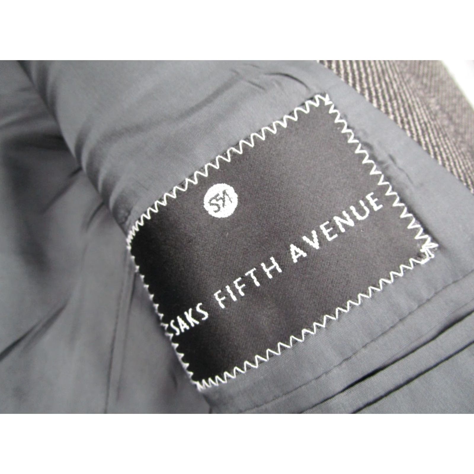 Giorgio Armani Giorgio Armani Blazer Mens 43R Gray Wool Le Collezioni Saks Fifth Avenue Italy Size 46R - 3 Thumbnail