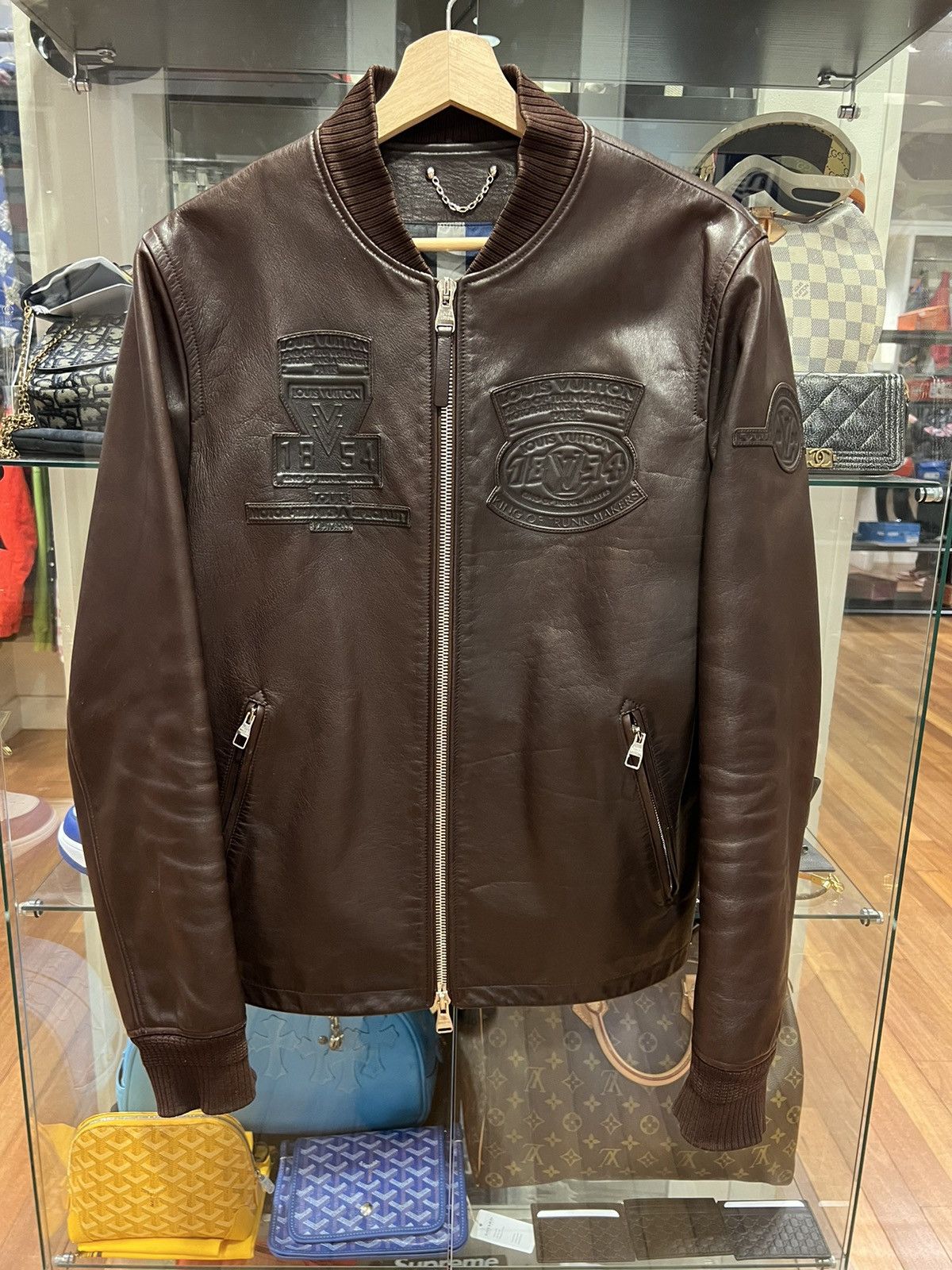 Louis Vuitton Louis Vuitton King Of Trunk Makers Leather Jacket Size US M / EU 48-50 / 2 - 2 Thumbnail
