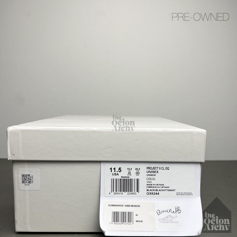 Maison Margiela × Reebok Maison Margiela x Reebok Classic Leather Tabi DQ 'Whiteout' Size US 11.5 / EU 44-45 - 13 Thumbnail