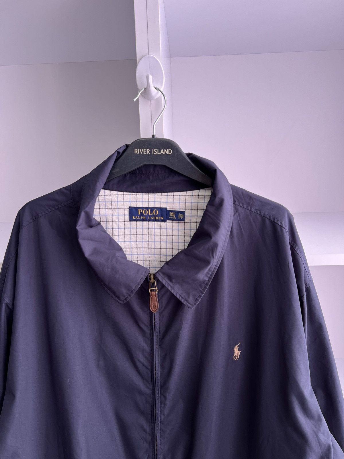 Polo Ralph Lauren × Vintage Vintage Polo Ralph Lauren Navy Jacket Size US XXL / EU 58 / 5 - 6 Thumbnail