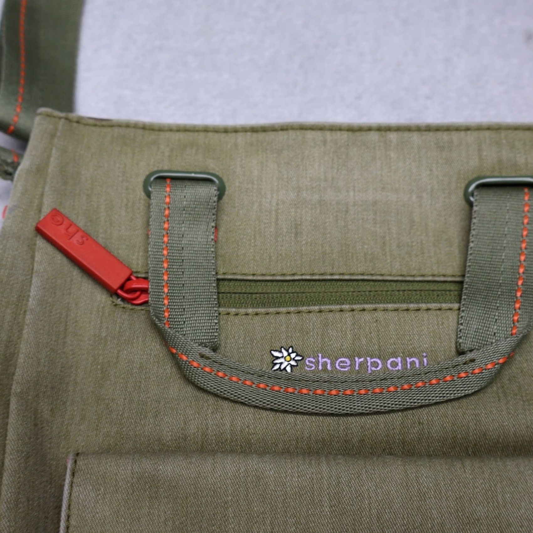 Vintage Sherpani Bag Womens Medium Trevia Crossbody Green Canvas Tote Travel Casual Size ONE SIZE - 5 Thumbnail