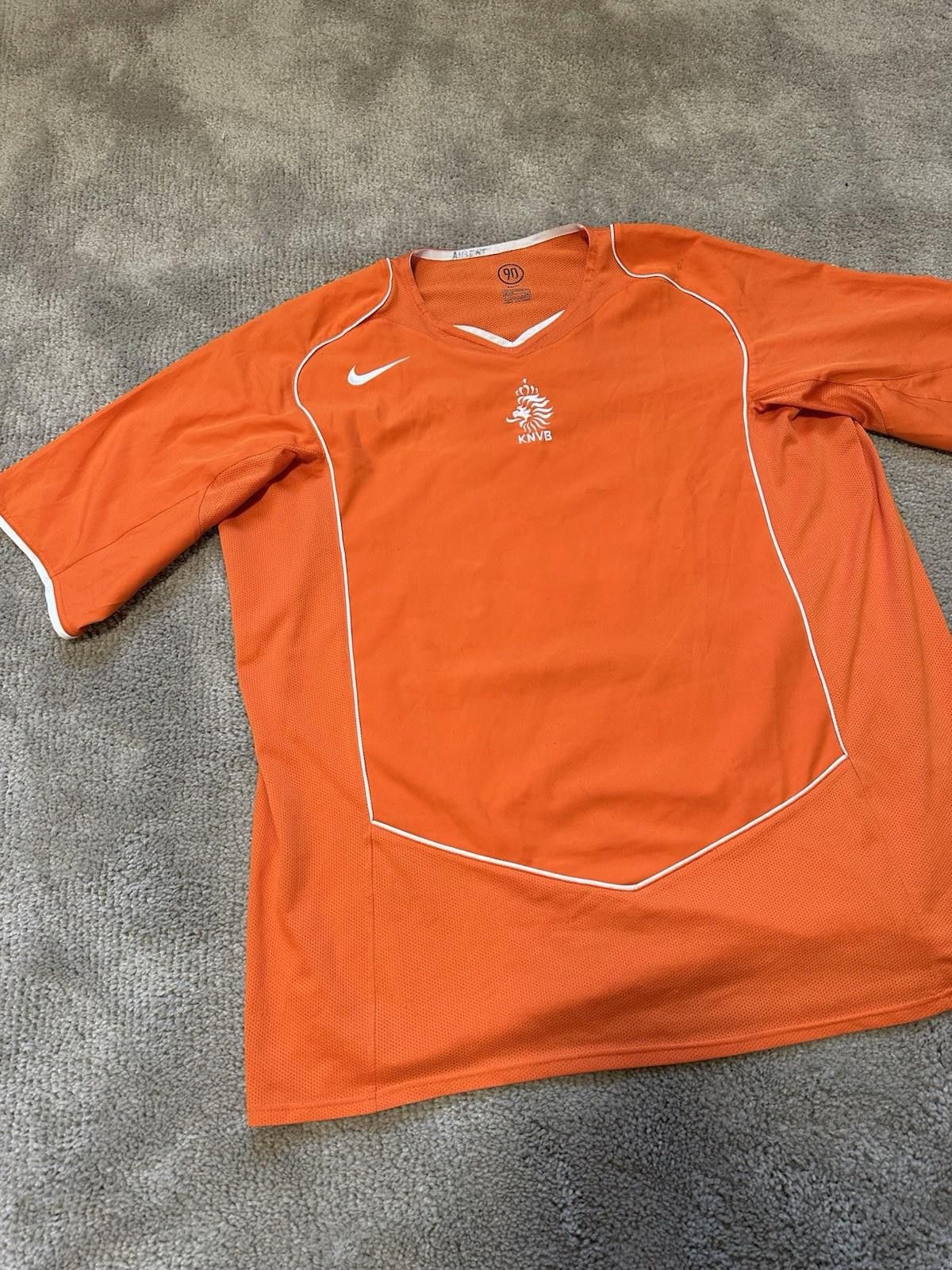 Nike Nike Netherlands 2004/2005 Home Football Soccer JerseySz XXL Size US XXL / EU 58 / 5 - 2 Thumbnail